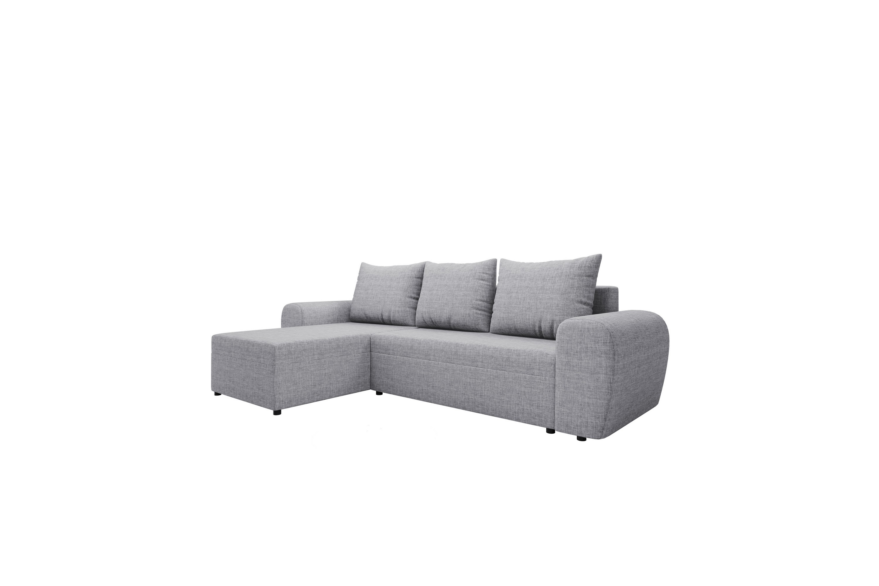 Chameli Bäddsoffa med Divan 3-sits Grå