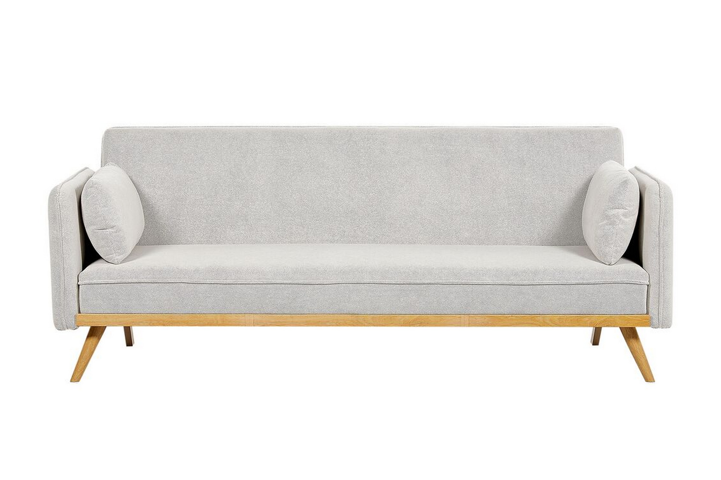 Clem Bäddsoffa 3-sits GråLjust trä