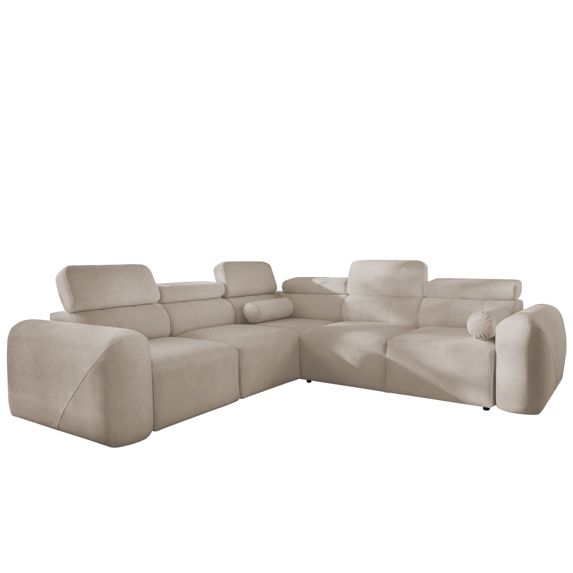 Clement 5-sits Hörnbäddsoffa Vänstervänd - beige