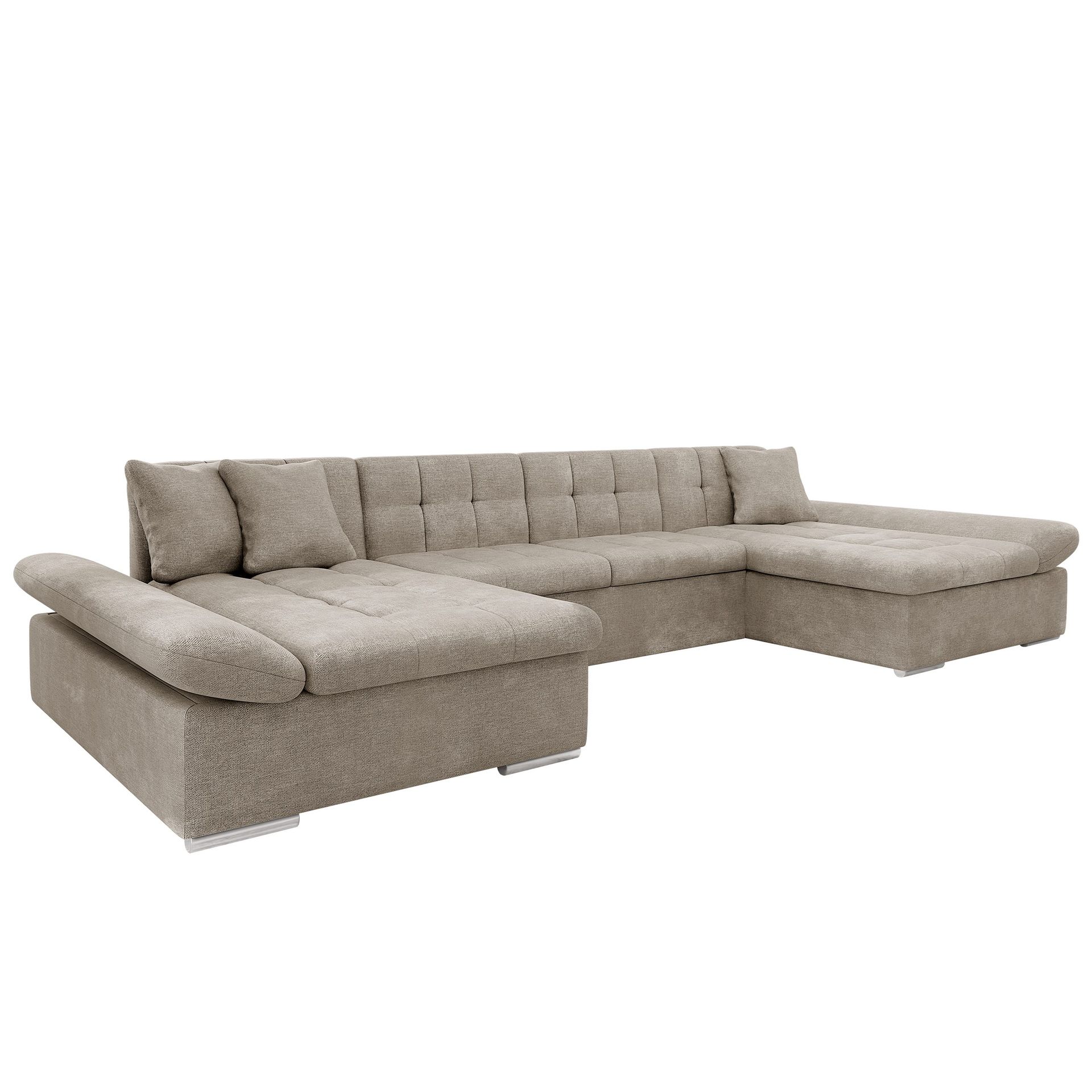 Dewitt 5-sits U-formad Bäddsoffa - Mörkbeige