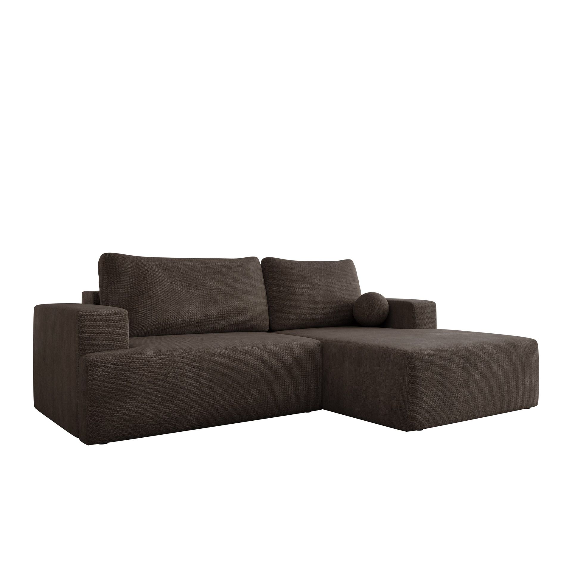 Deylor 3-sits B&auml;ddsoffa med divan - brun