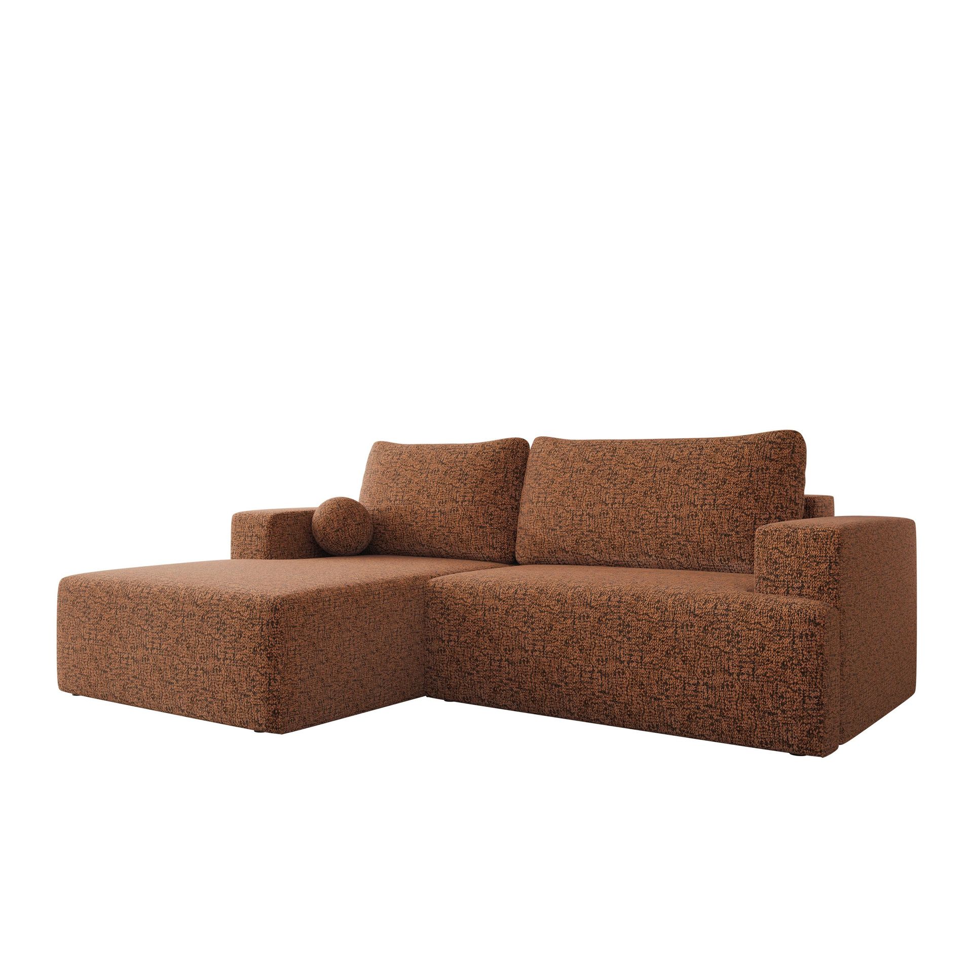 Deylor 3-sits B&auml;ddsoffa med divan - brun