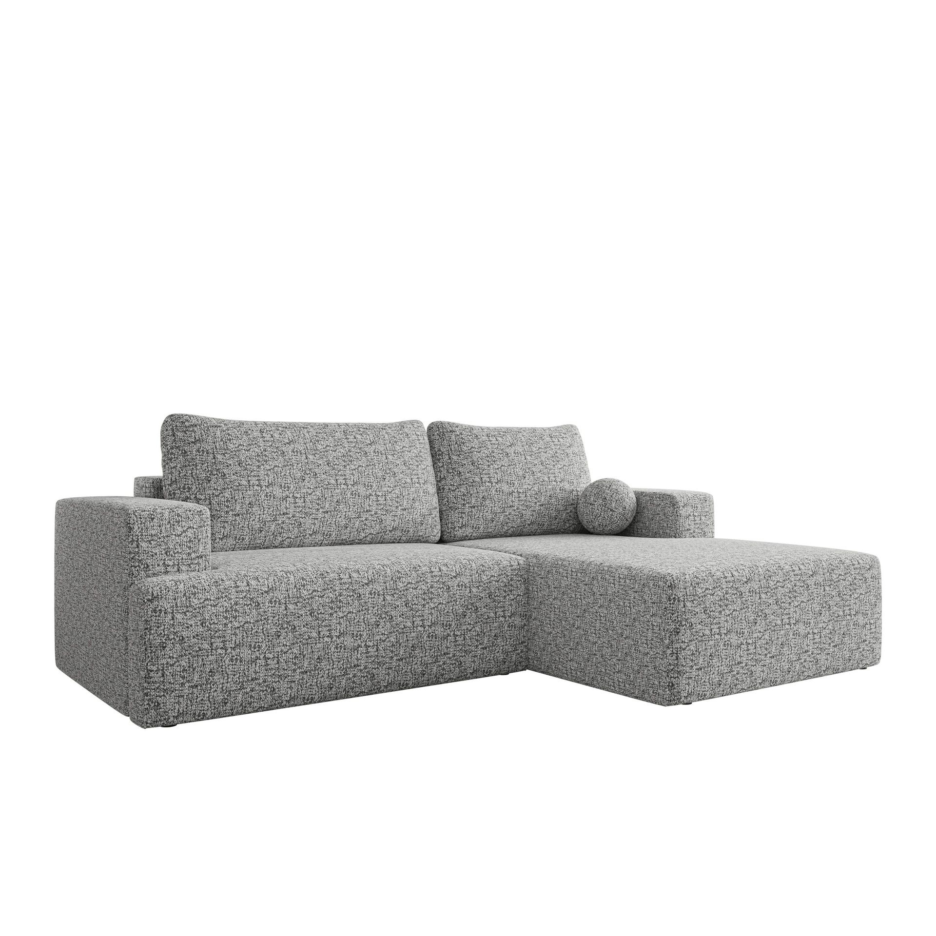 Deylor 3-sits Bäddsoffa med divan - grå