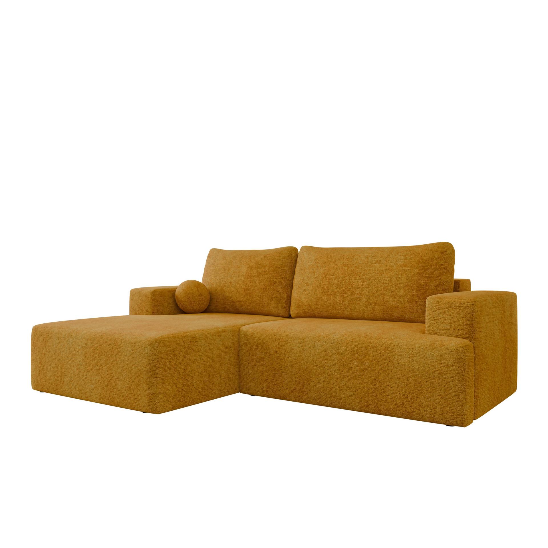 Deylor B&auml;ddsoffa med Divan 3-sits - Gul