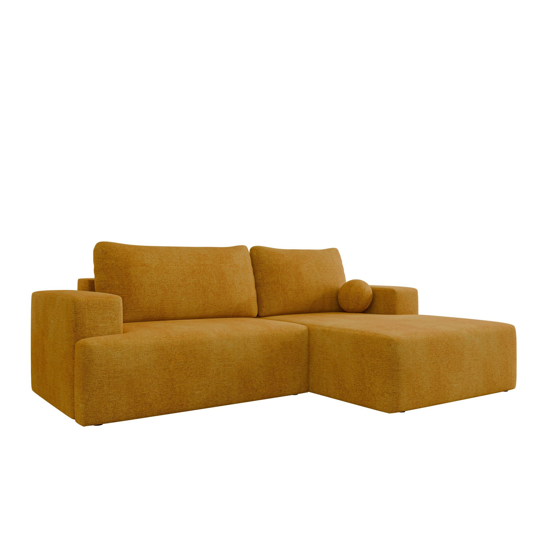 Deylor B&auml;ddsoffa med Divan 3-sits - Gul