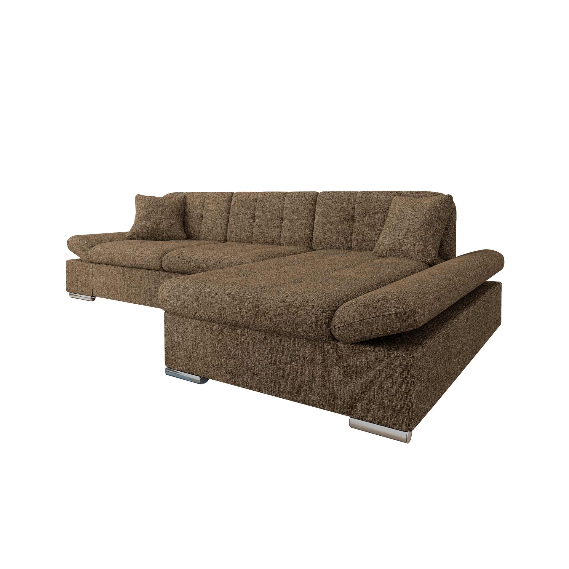 Djerra B&auml;ddsoffa med Divan 3-sits - Brun
