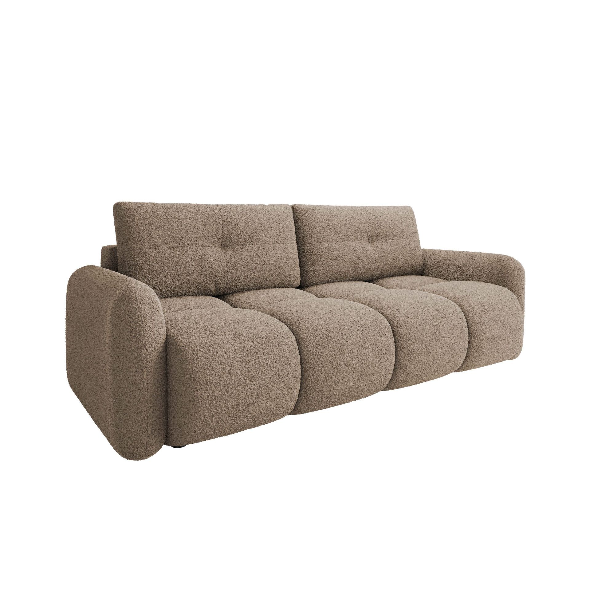 Durven Bäddsoffa 3-sits - Brun
