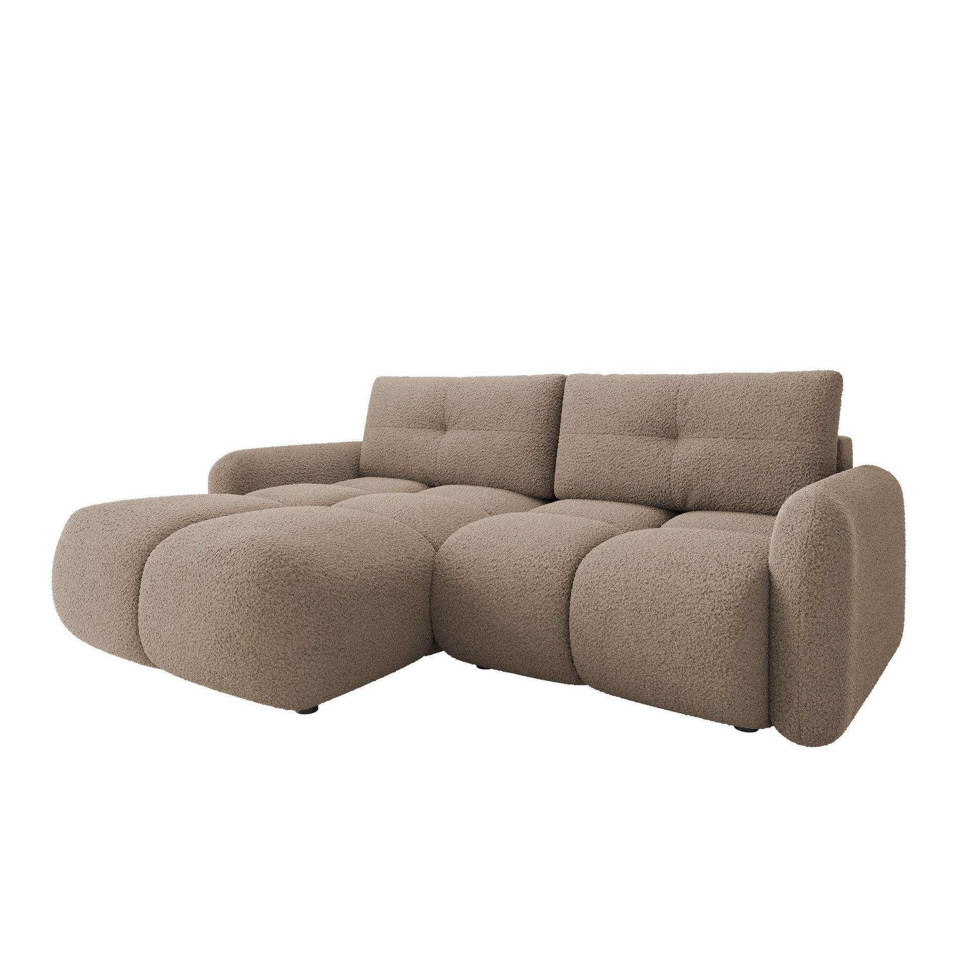 Durven B&auml;ddsoffa 3-sits - Brun