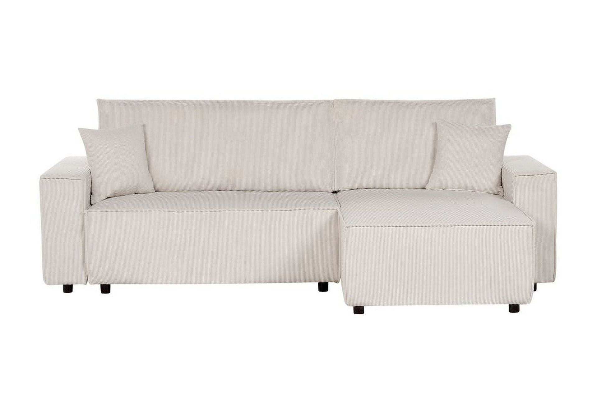 Dyshawn Hörnbäddsoffa 2-sits - Vit/Svart