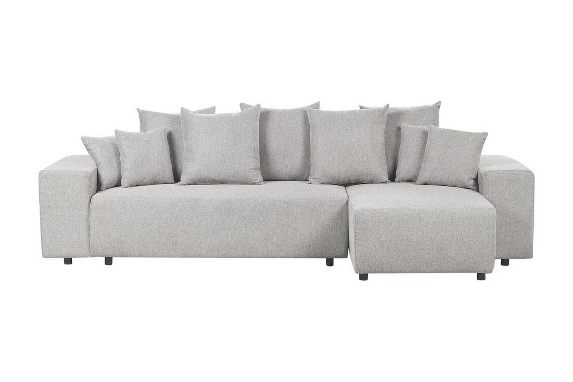 Dysis Hörnbäddsoffa 3-sits - Grå/Svart
