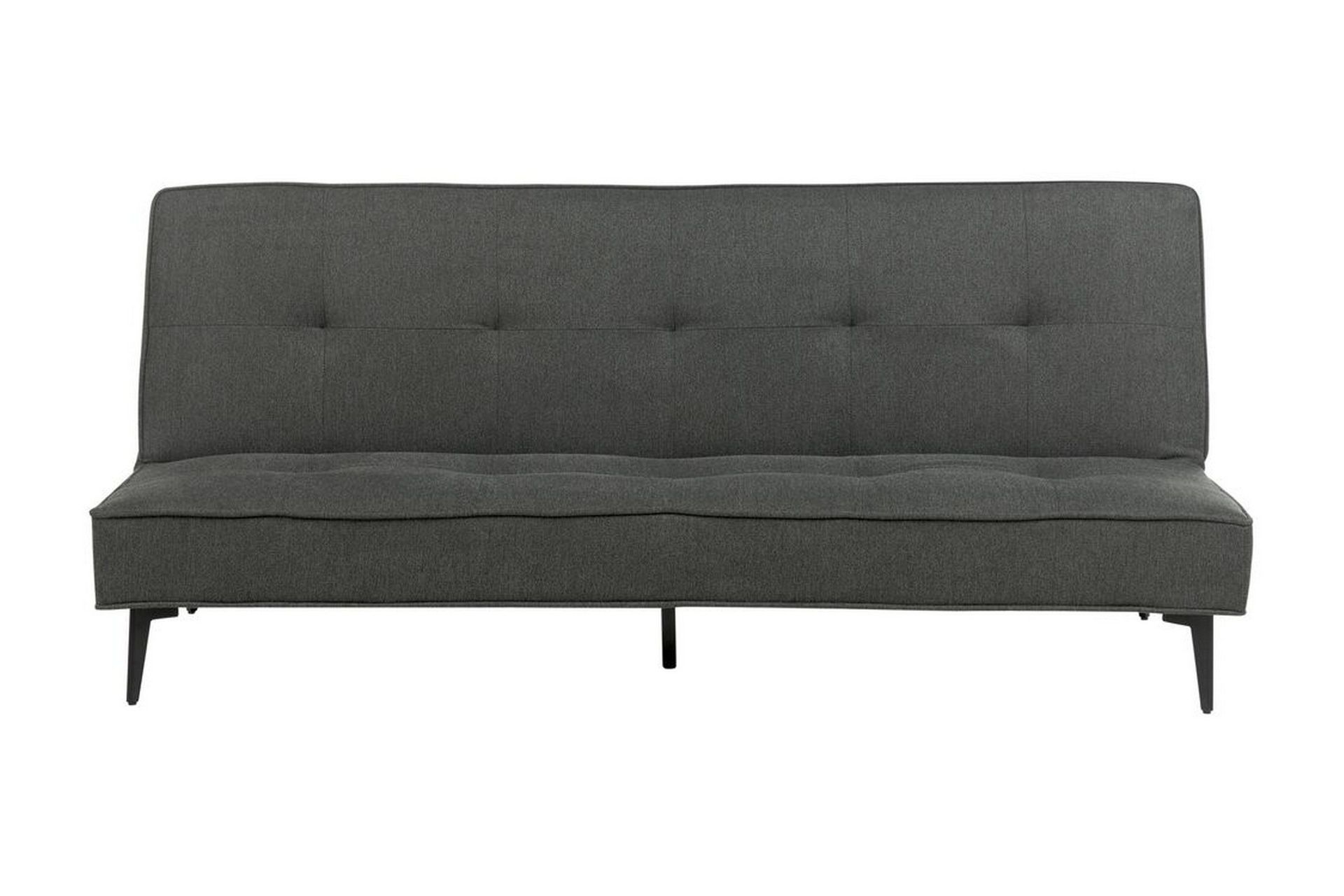 Faizal Bäddsoffa 3-sits - Mörkgrå/Svart