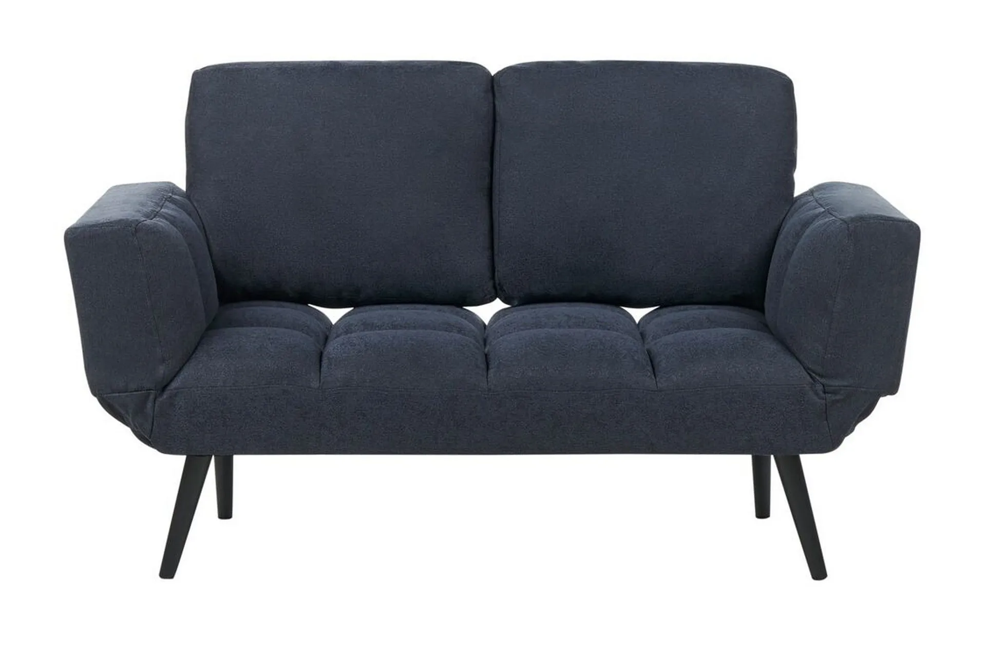 ferrel bäddsoffa 2-sits - blå/svart