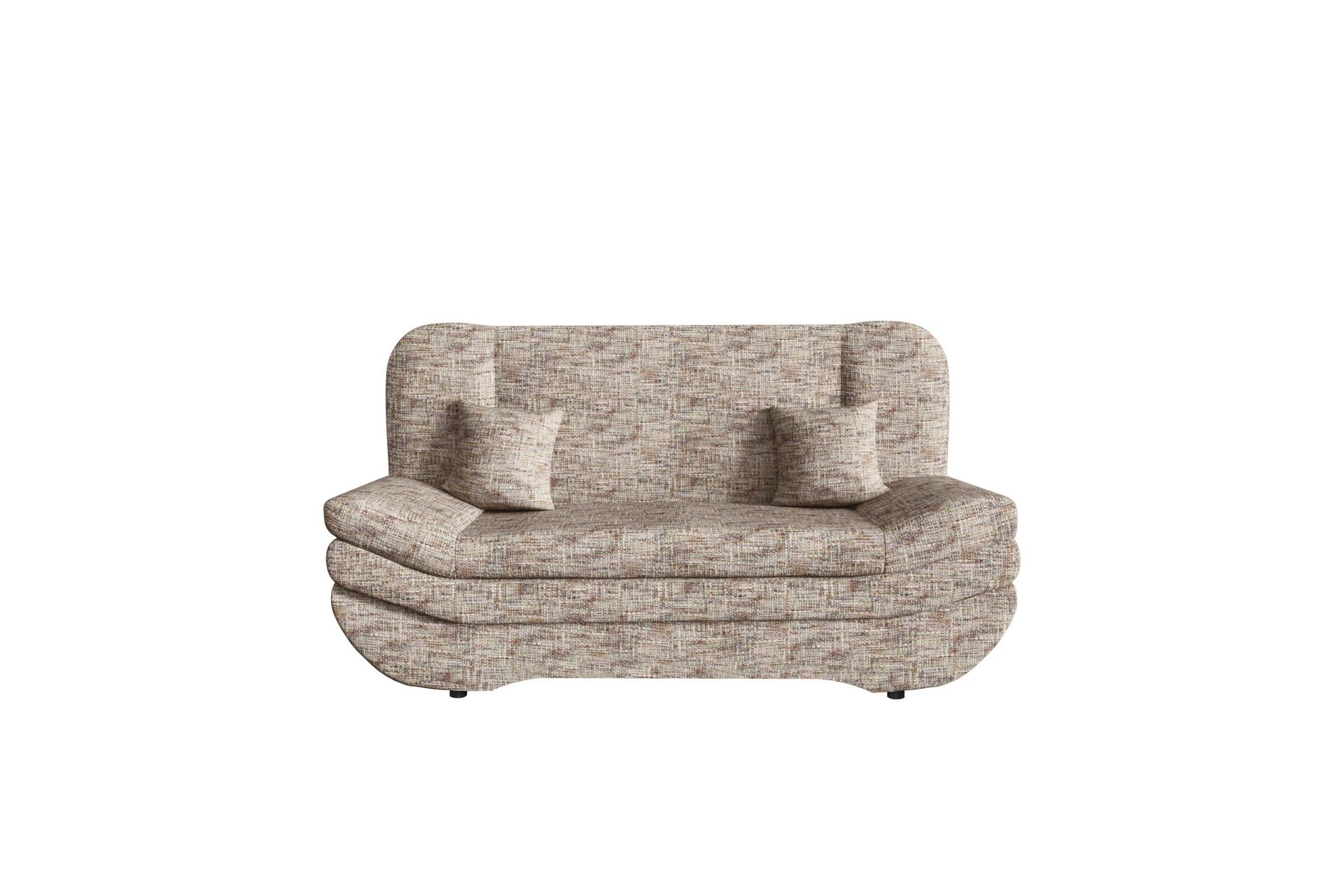 Figurelle B&auml;ddsoffa 2-sits - Flerf&auml;rgad/Beige
