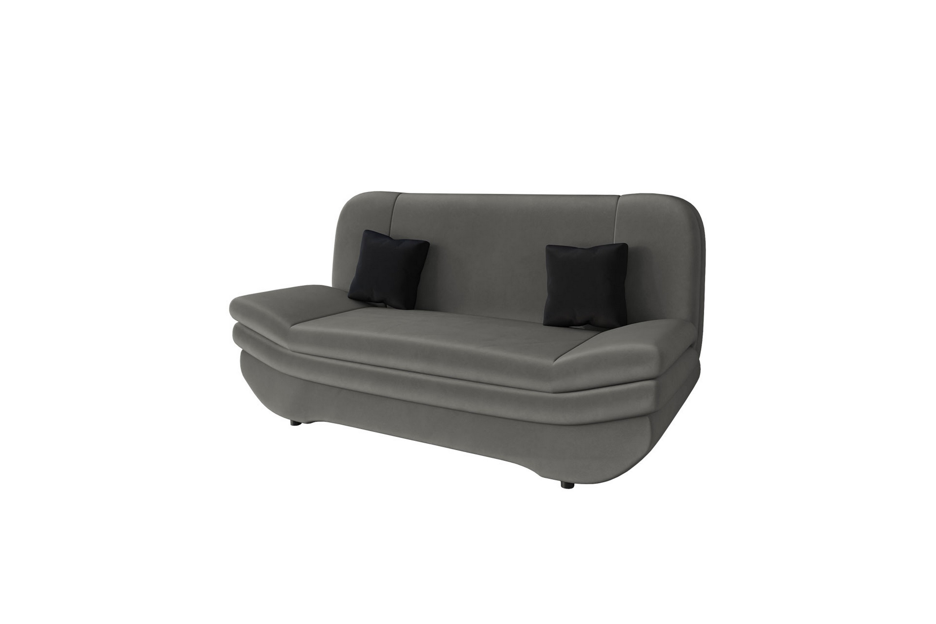 Figurelle Bäddsoffa 2-sits GråSvart