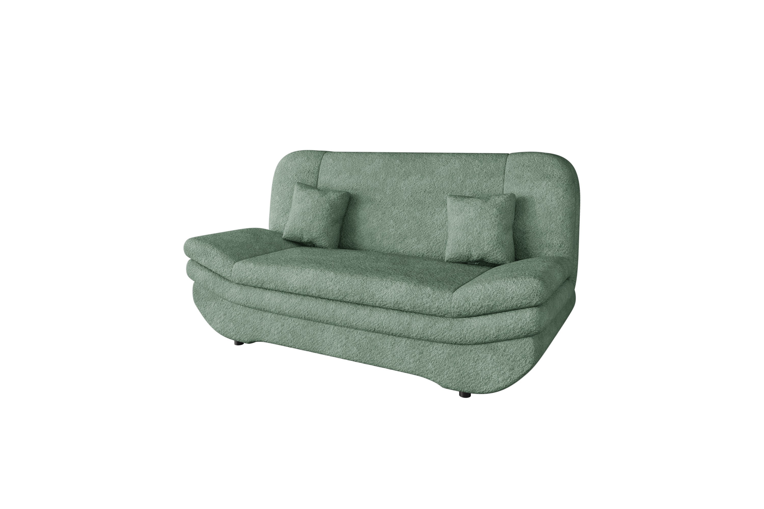 Figurelle Bäddsoffa 2-sits i BoucléGrön