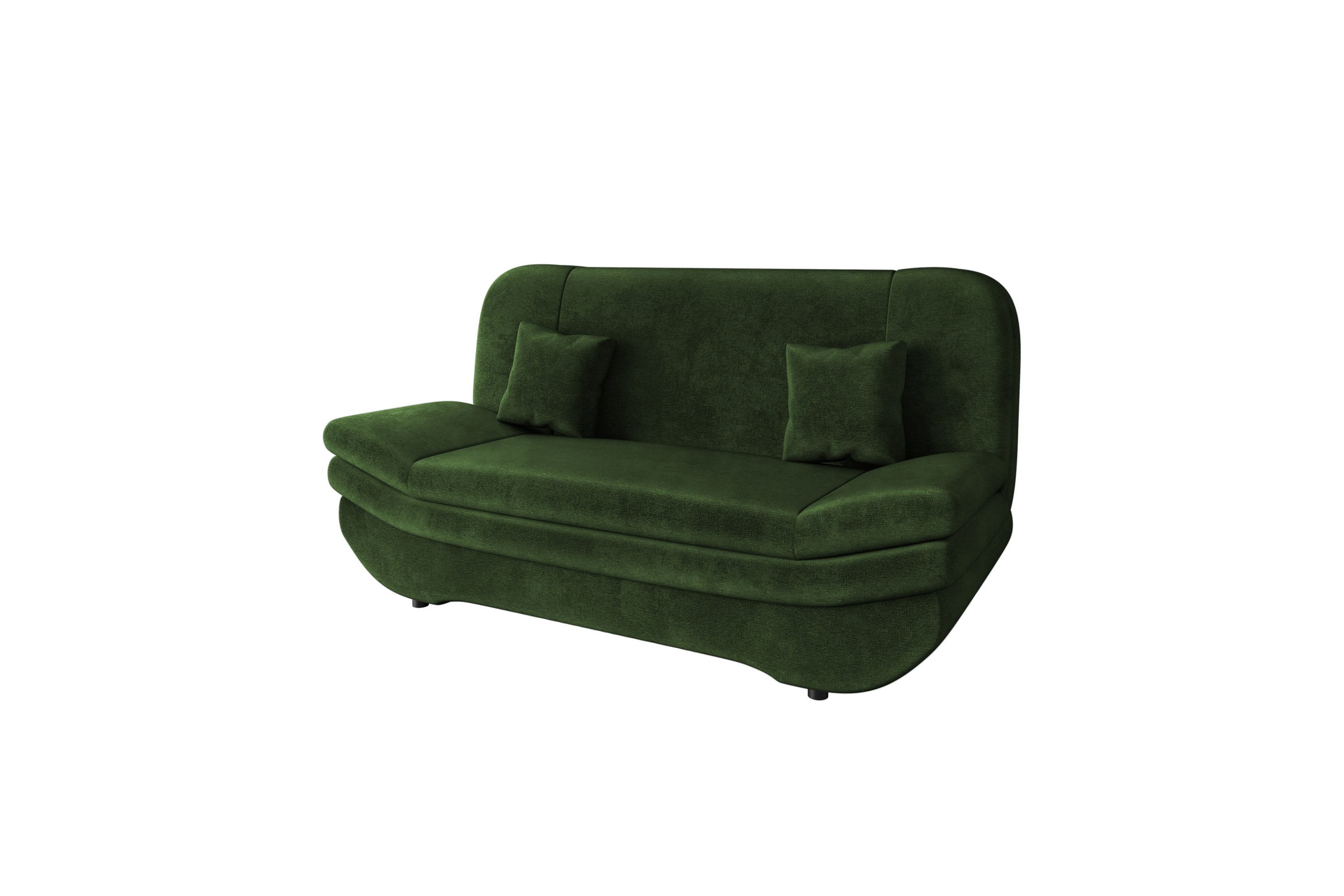 Figurelle Bäddsoffa 2-sits i Chenille Grön