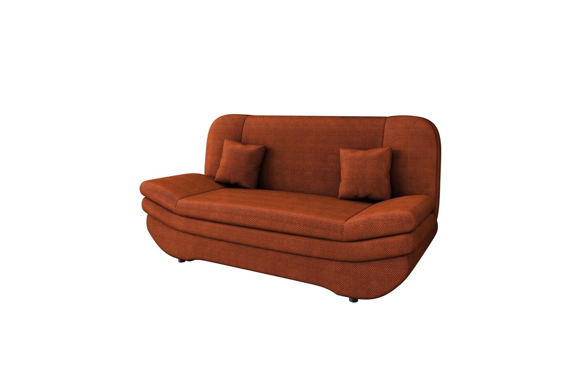 Figurelle B&auml;ddsoffa 2-sits i Chenille - Orange