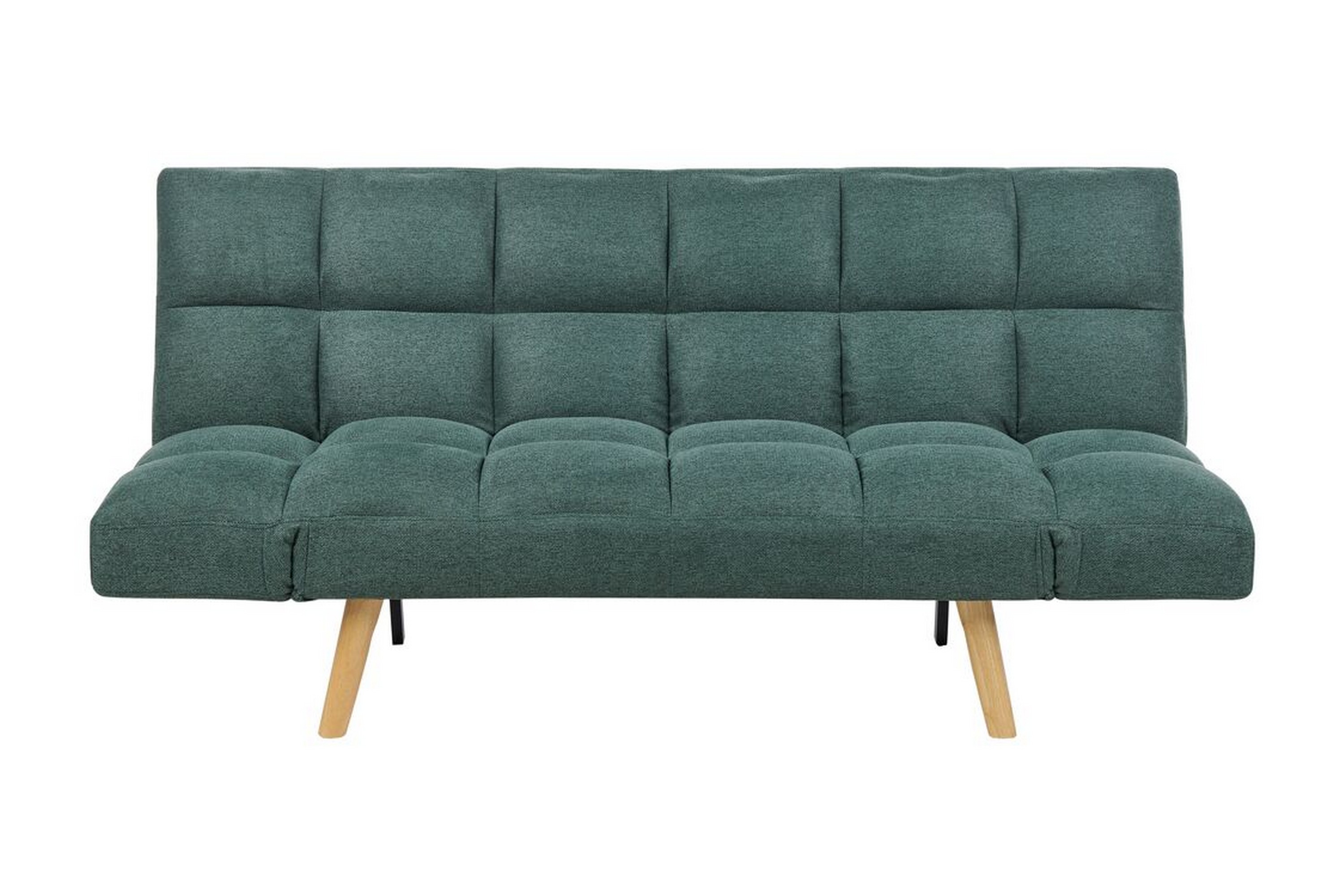 Fiora Bäddsoffa 3-sits Grön/Ljust trä