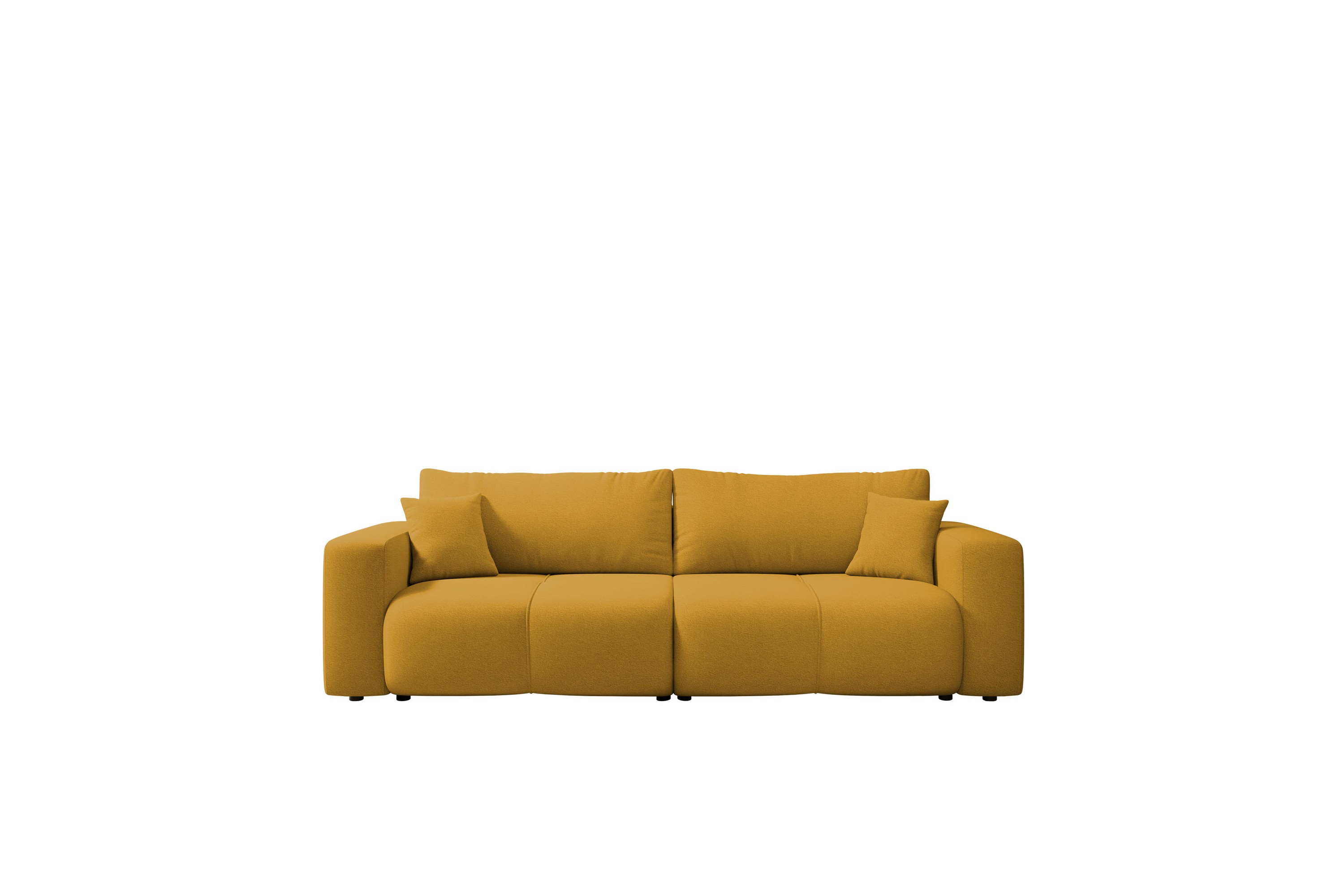 Flo Bäddsoffa 3-sits i Plysch Gul