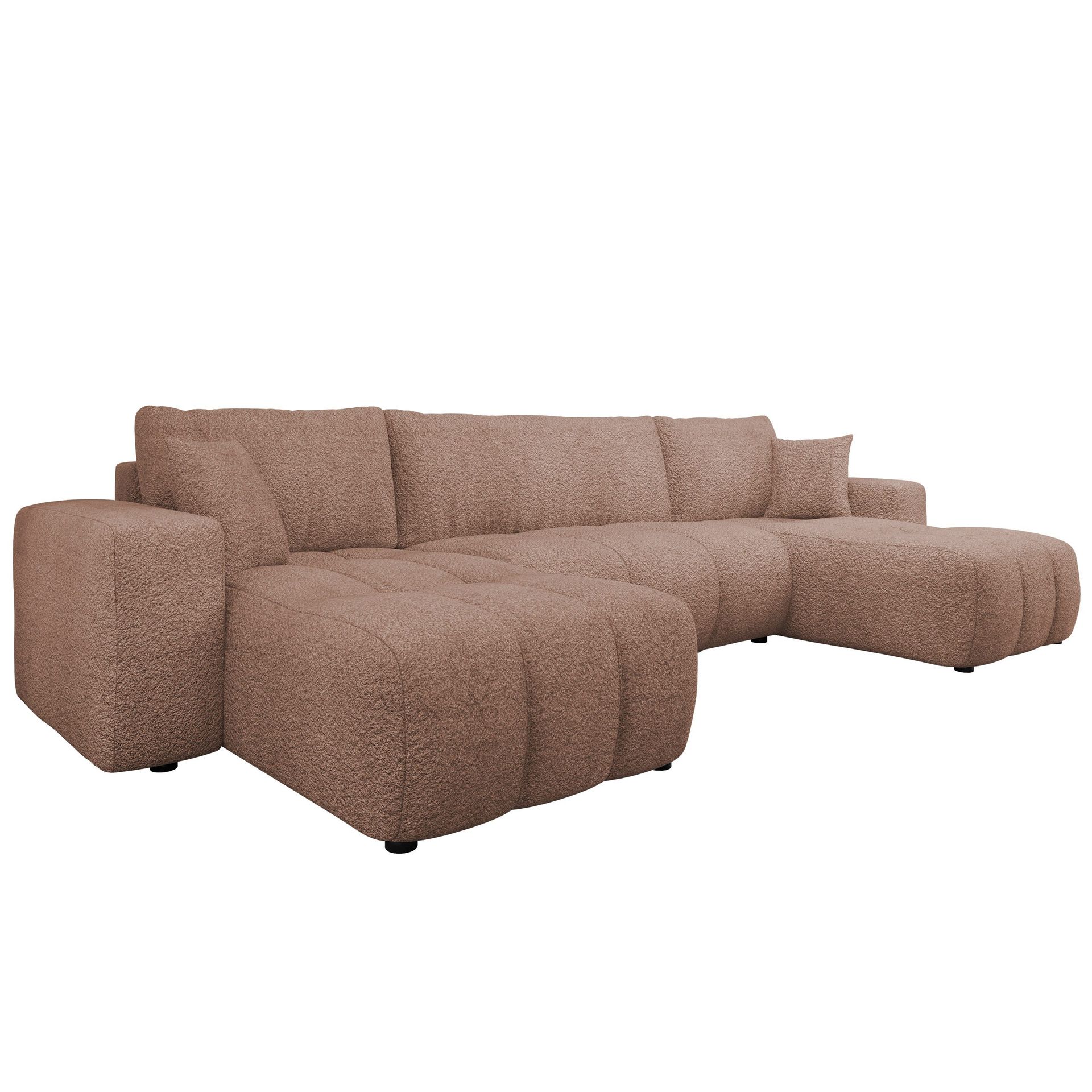 Flo Bäddsoffa Dubbeldivan 4-sits - Brun