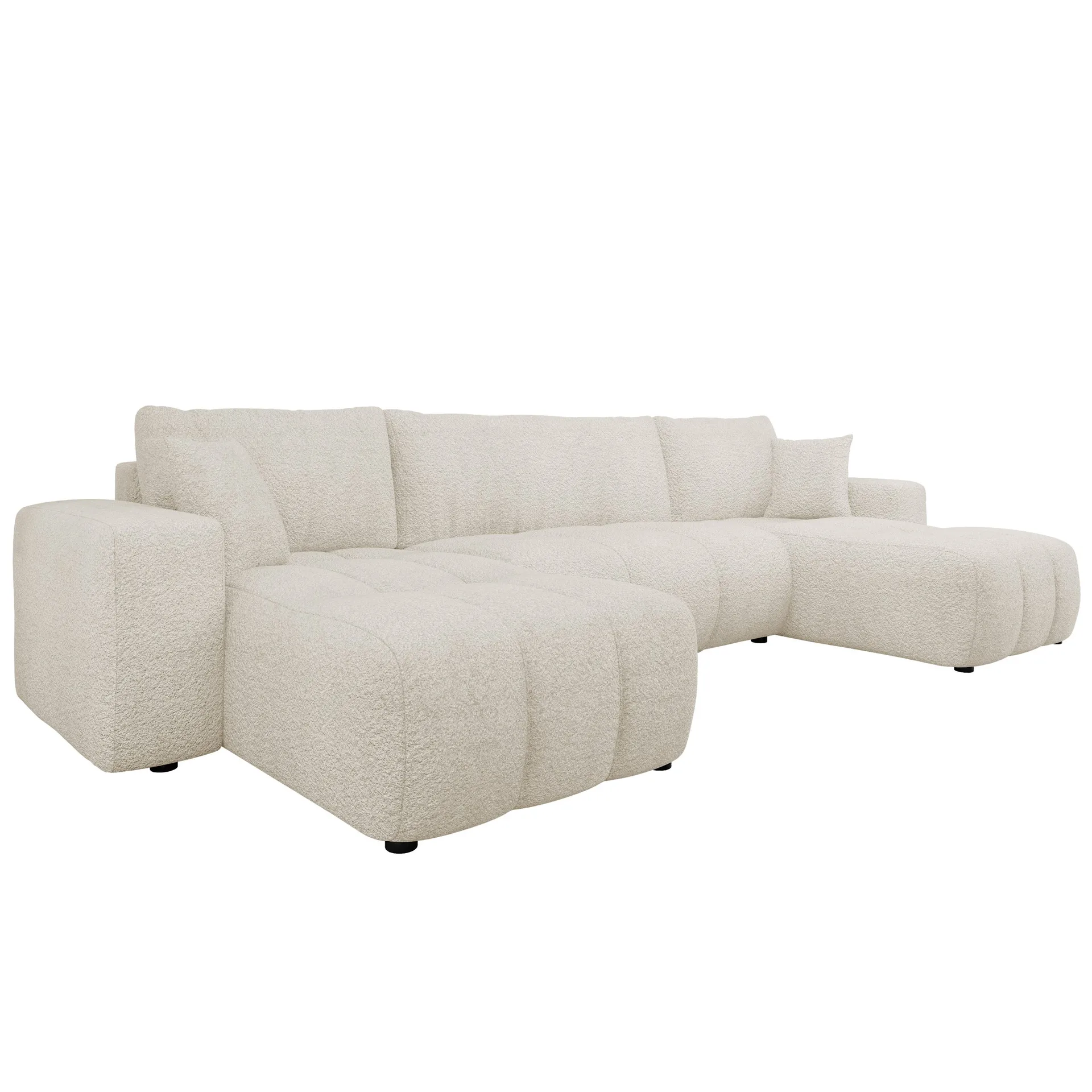 flo bäddsoffa dubbeldivan 4-sits - vit