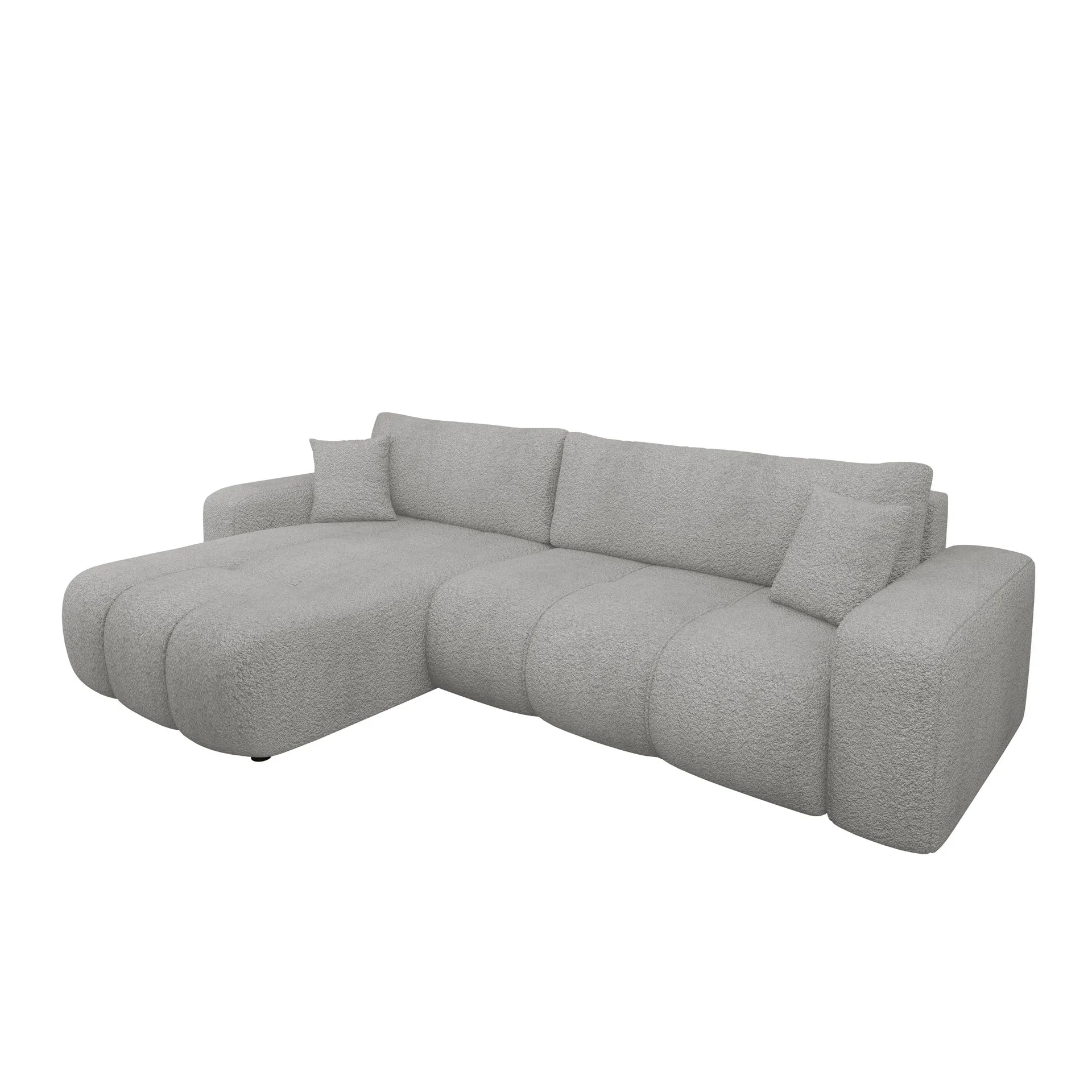 Flo B&auml;ddsoffa med Divan 3-sits - Ljusgr&aring;