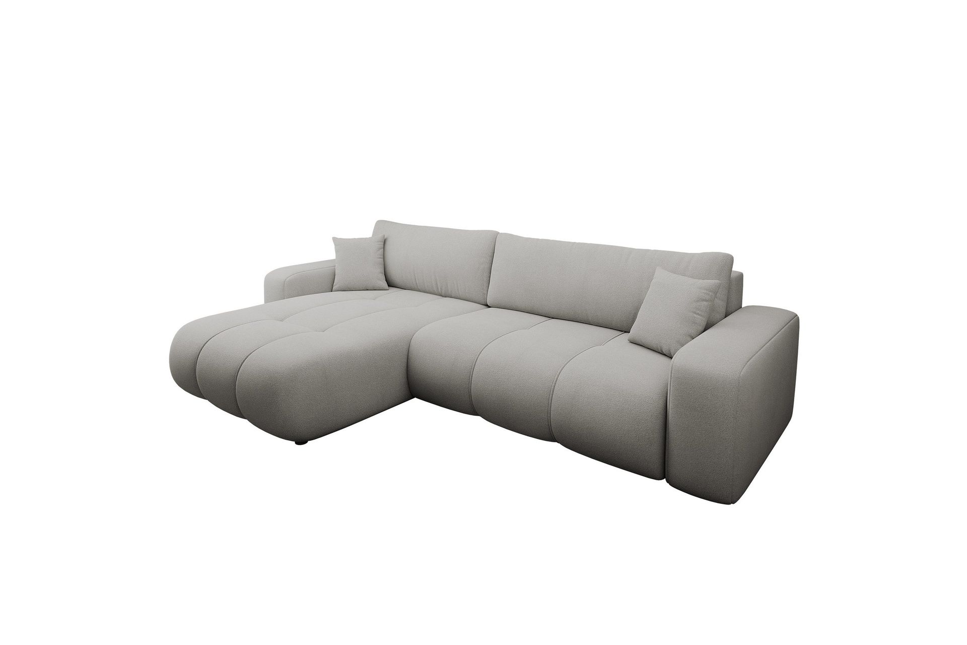 Flo B&auml;ddsoffa med Divan 3-sits - Ljusgr&aring;