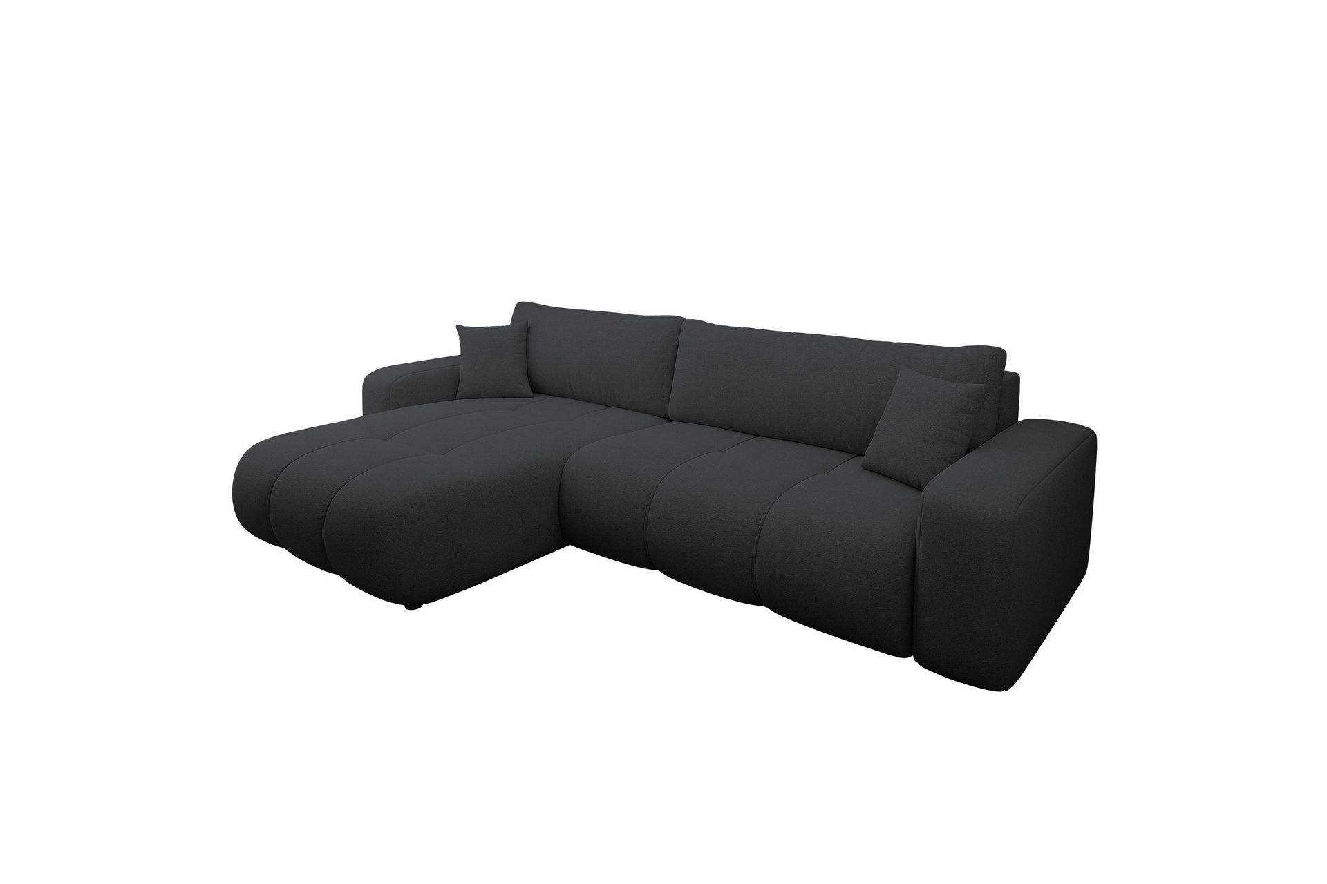 Flo Bäddsoffa med Divan 3-sits - Svart