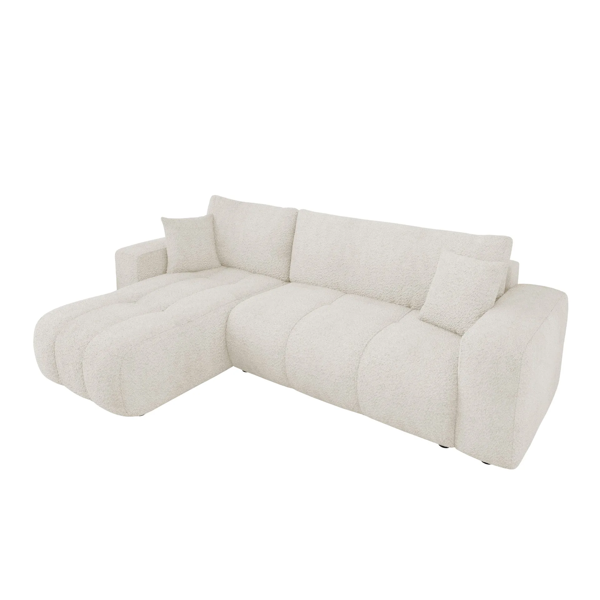 Flo Bäddsoffa med Divan 3-sits - Vit