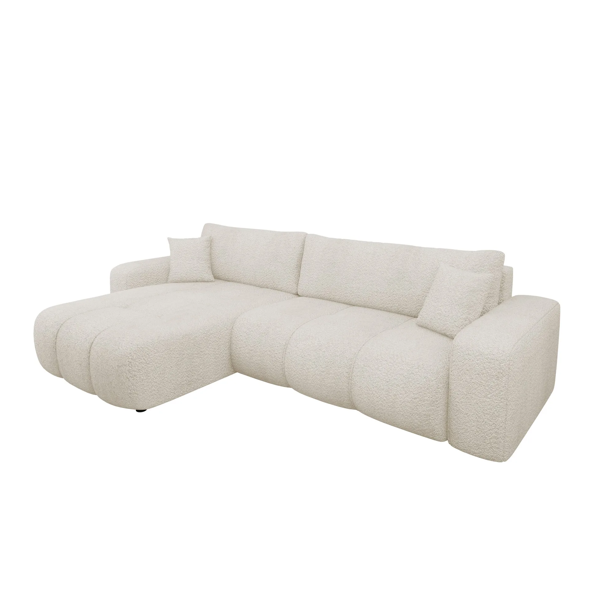 Flo Bäddsoffa med Divan 3-sits - Vit