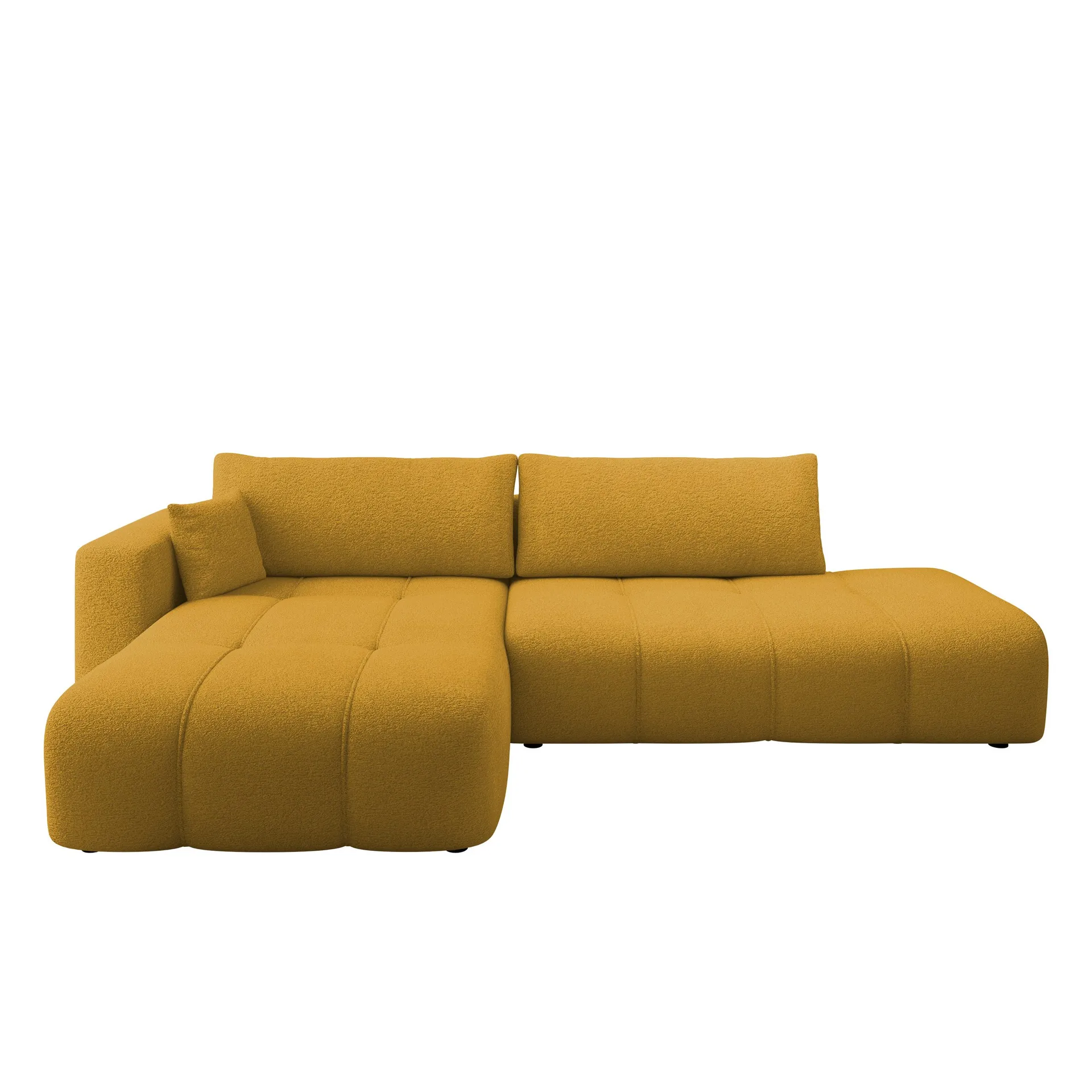 Flo B&auml;ddsoffa med Divan 4-sits - Gul