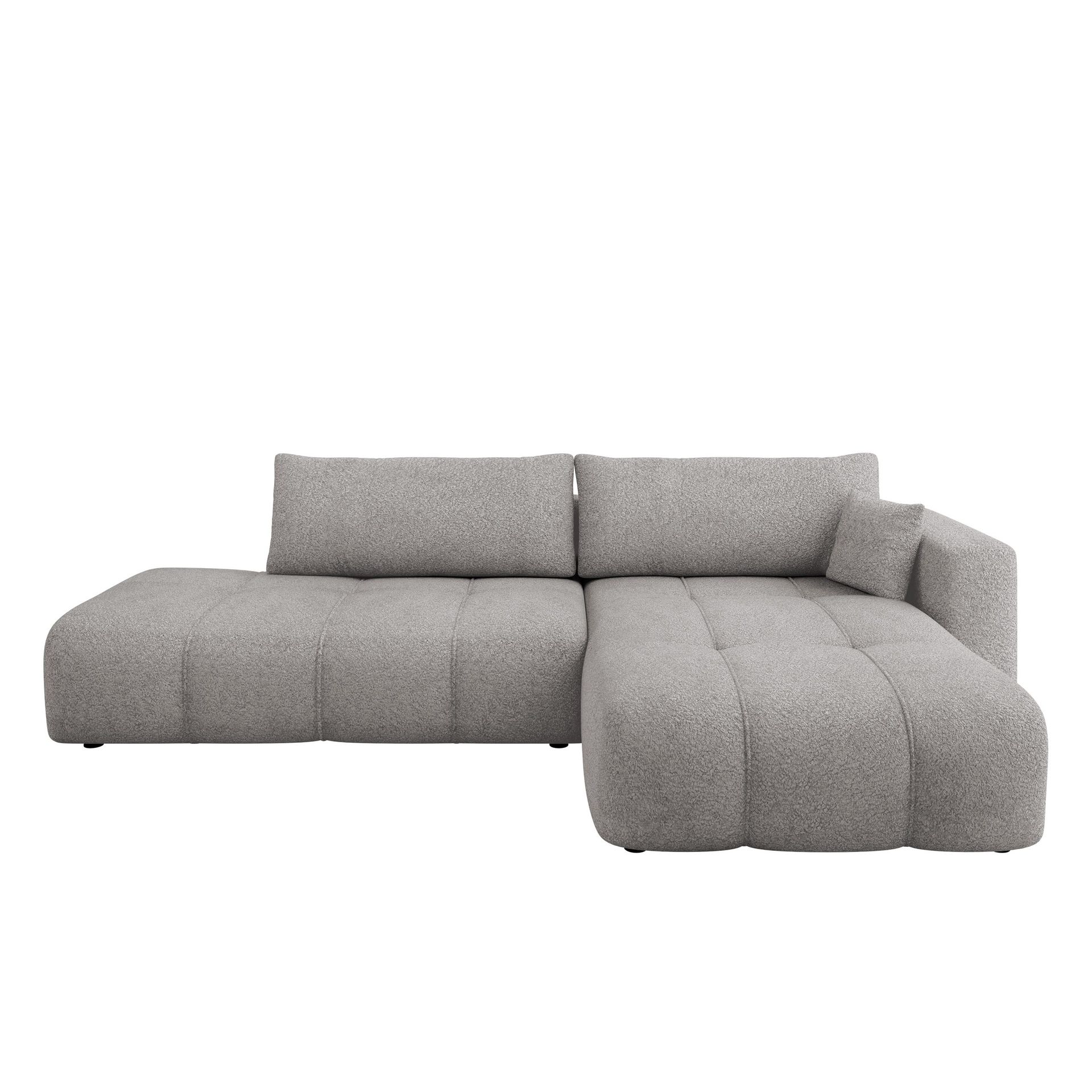 Flo B&auml;ddsoffa med Divan 4-sits - Ljusgr&aring;