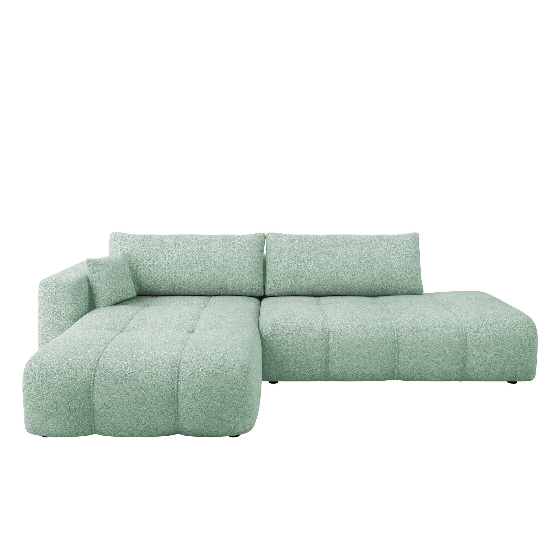 Flo B&auml;ddsoffa med Divan 4-sits - Mintgr&ouml;n