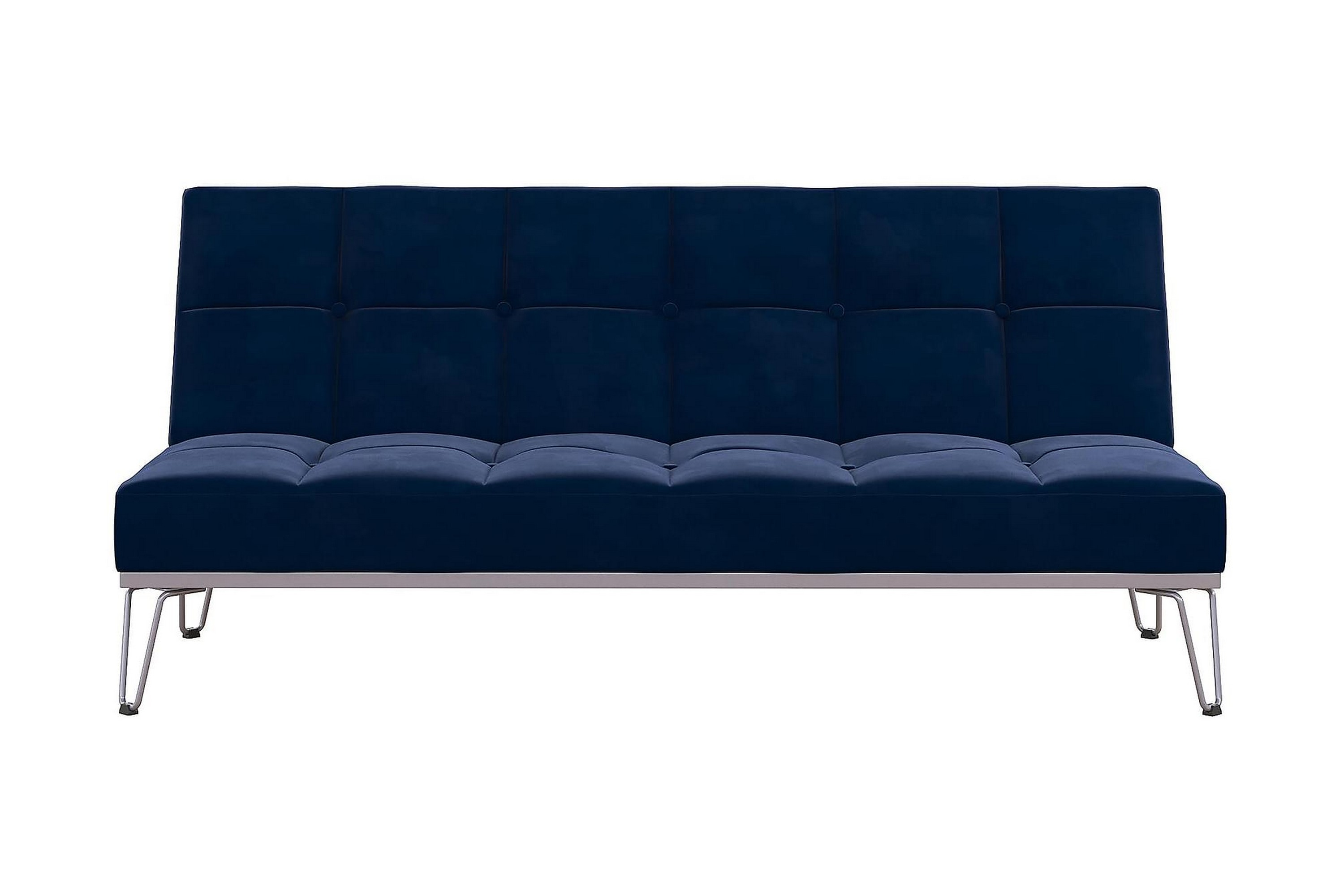 Futon Elle Sammet/BlåNovogratz