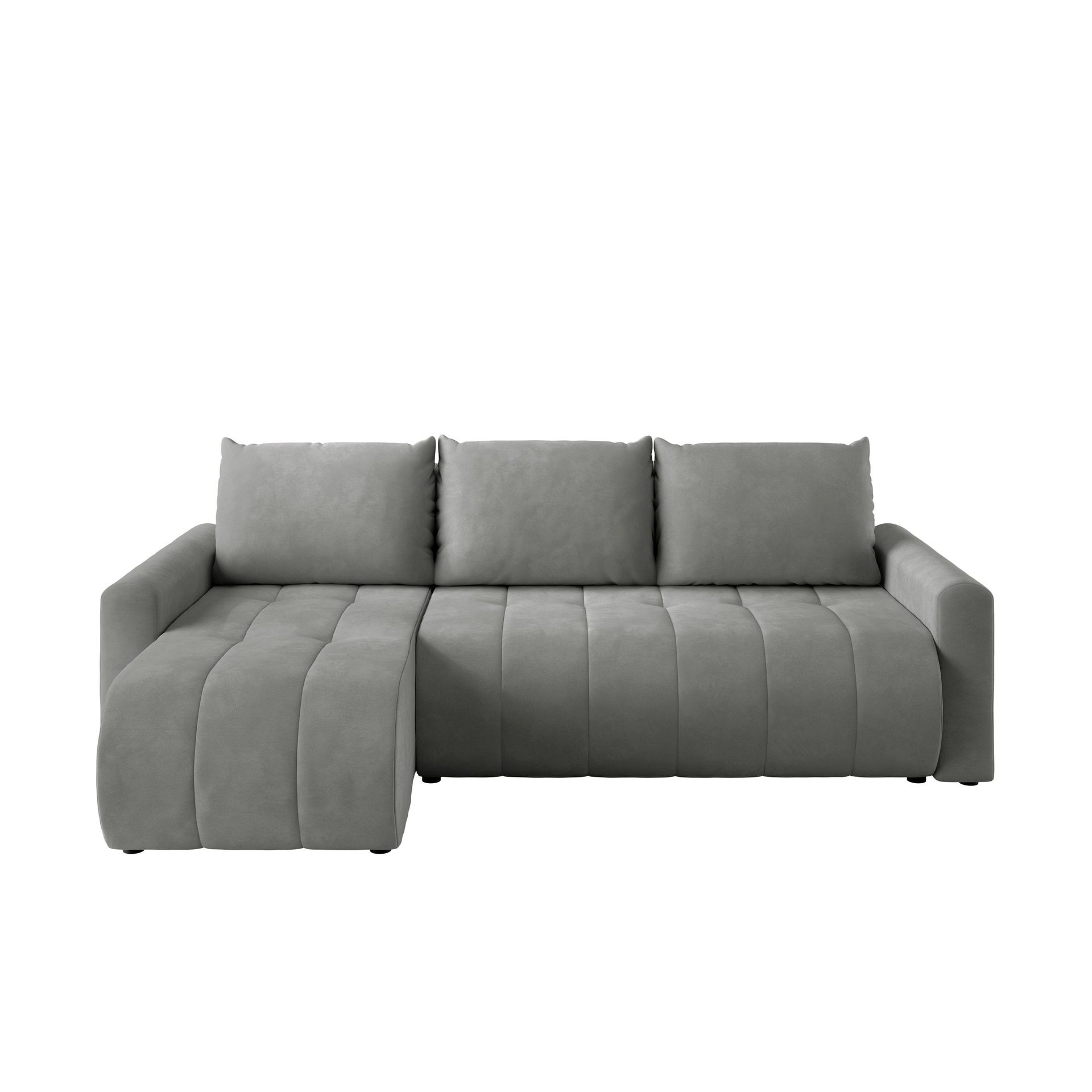 Fynrican 3-sits Bäddsoffa med divan - grå