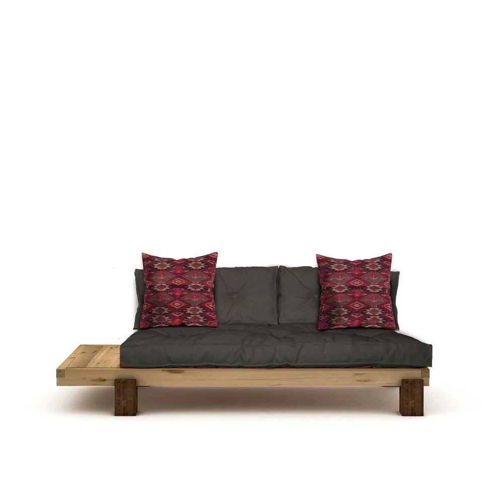 Fynros 2-sits B&auml;ddsoffa - Natur/Antracit