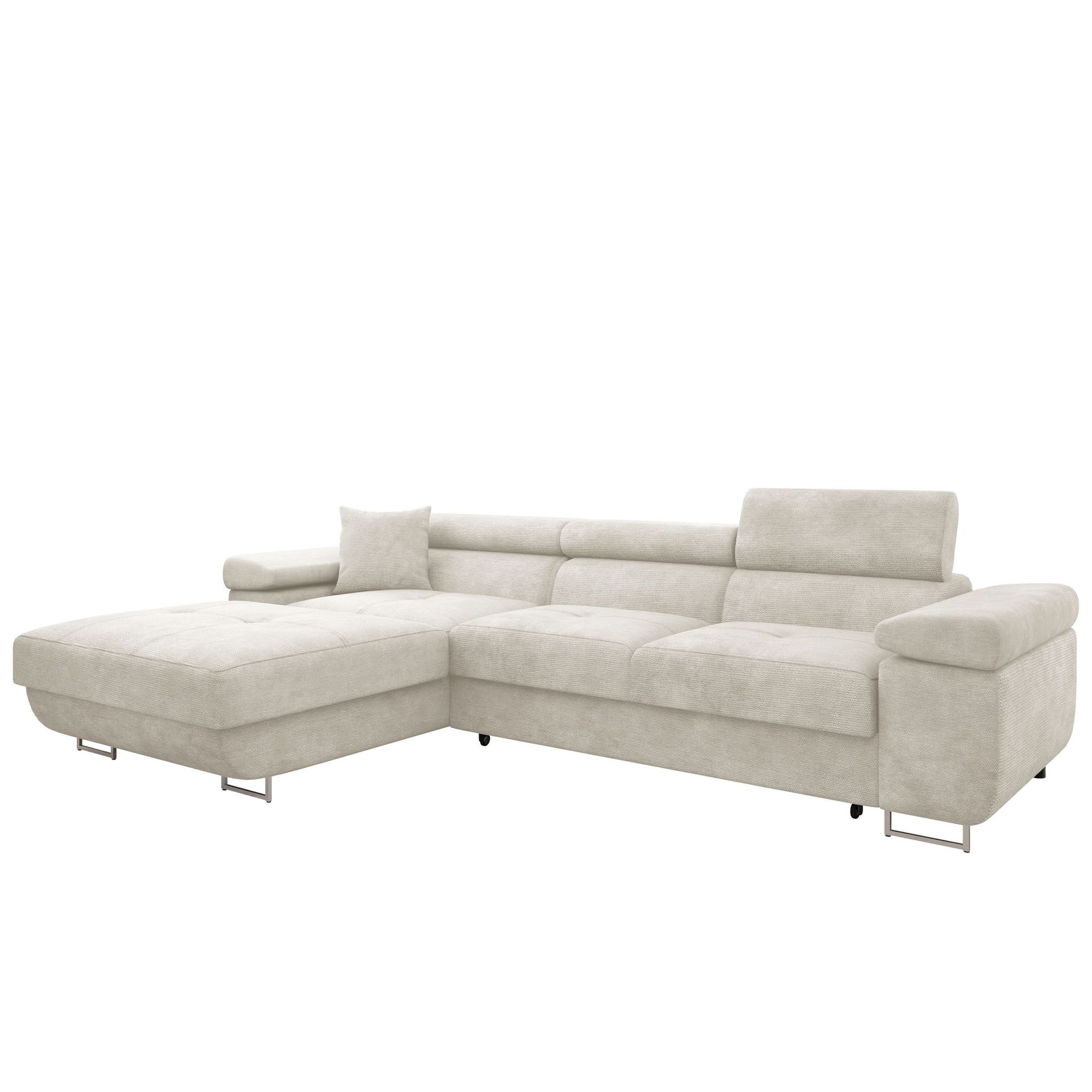 Gabina 3-sits Bäddsoffa med divan - beige