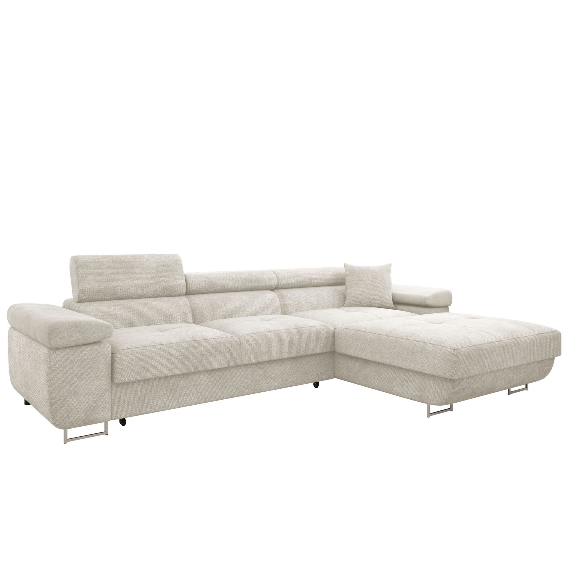 Gabina 3-sits Bäddsoffa med divan - beige
