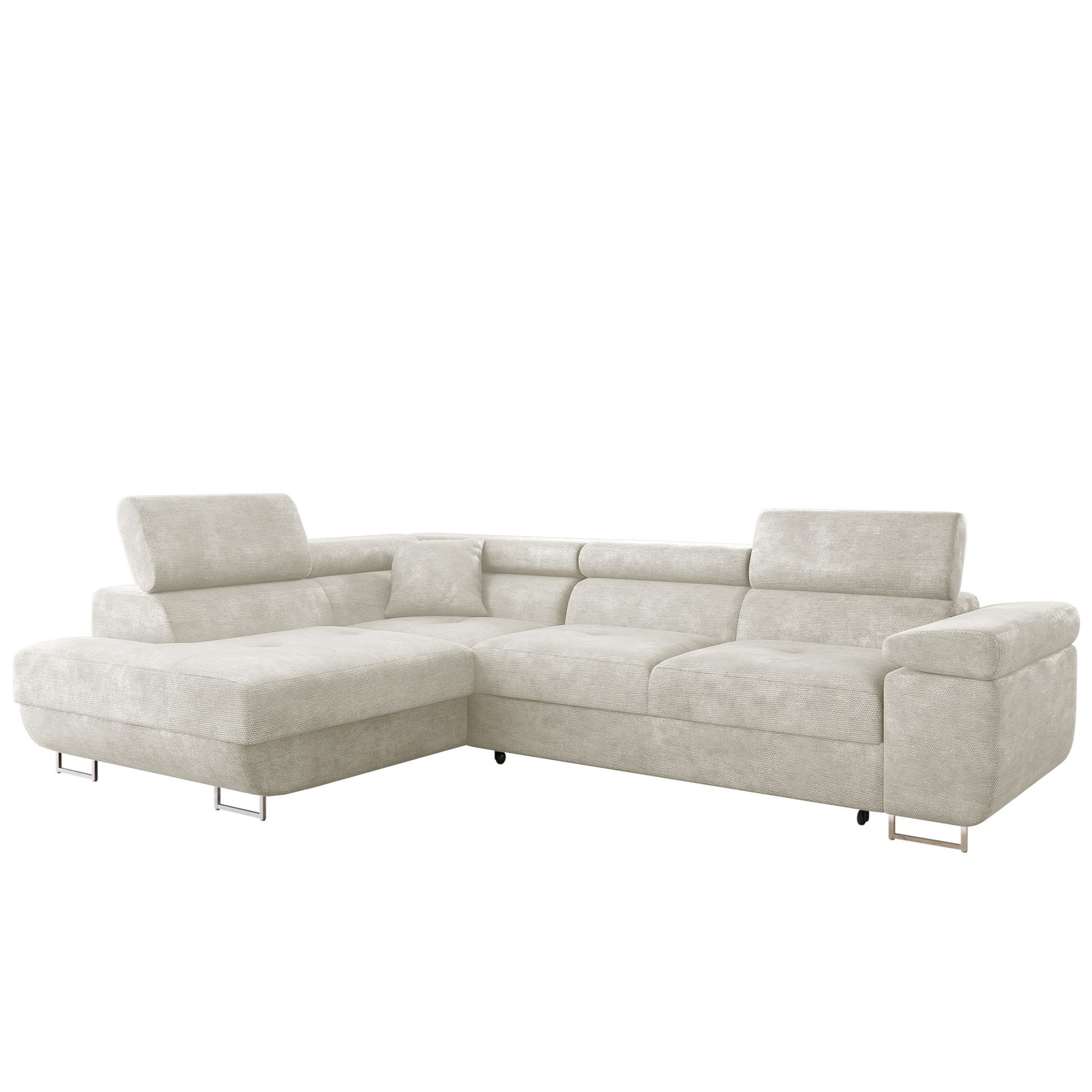Gabina 4-sits Bäddsoffa med schäslong - beige