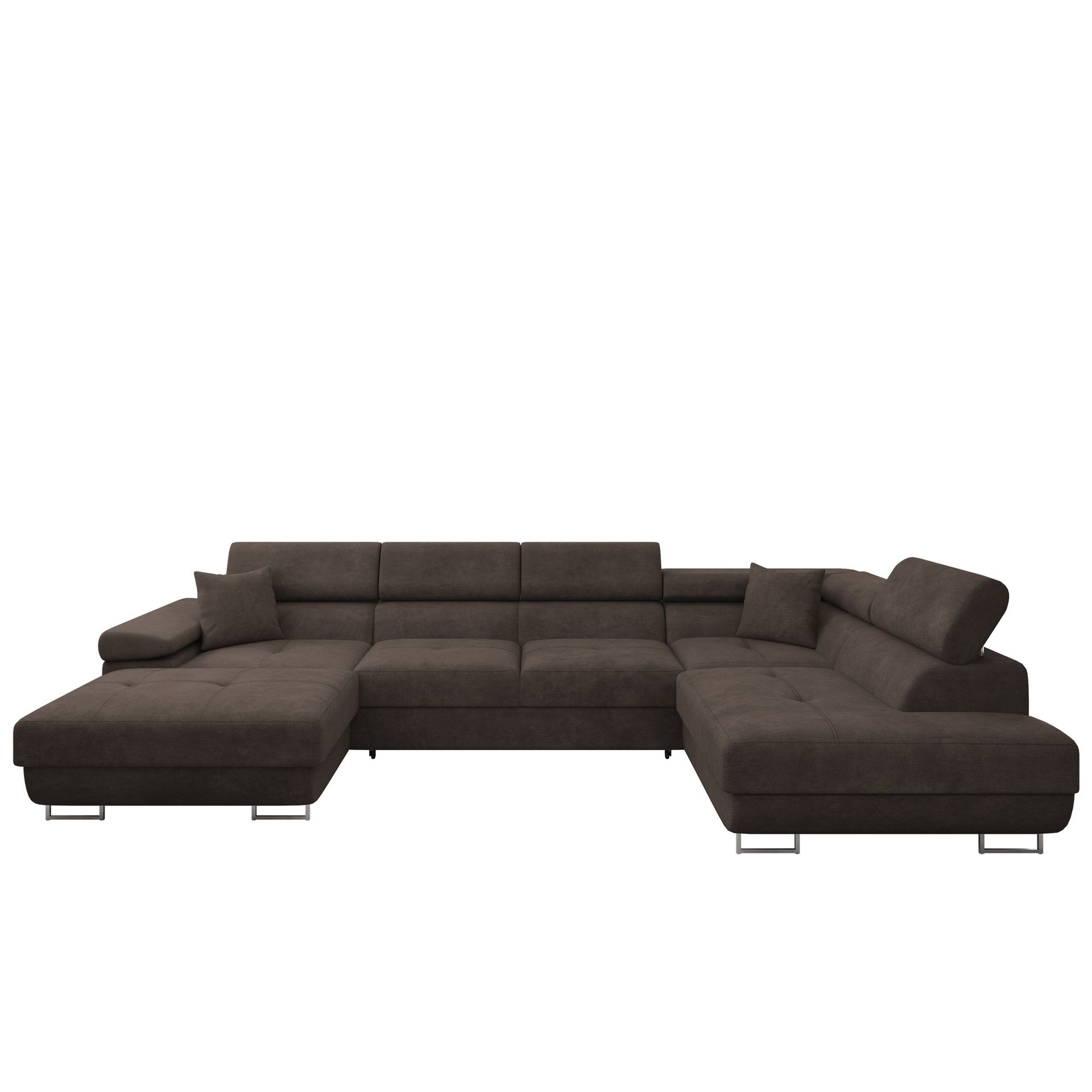 Gabina 5-sits U-formad b&auml;ddsoffa med divan och sch&auml;slong - Lumo 40