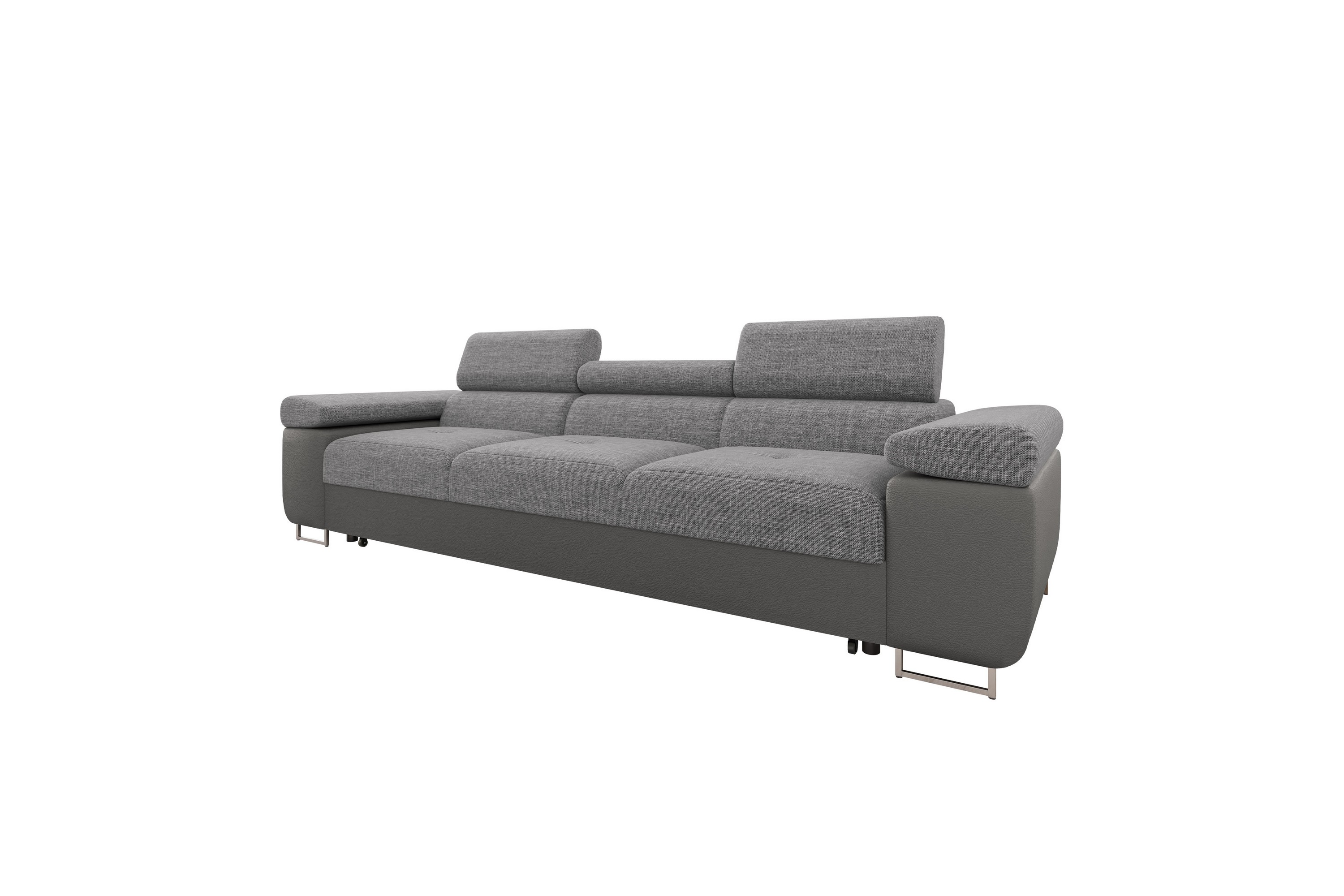 Gabina Bäddsoffa 3-sits i Konstläder Grå