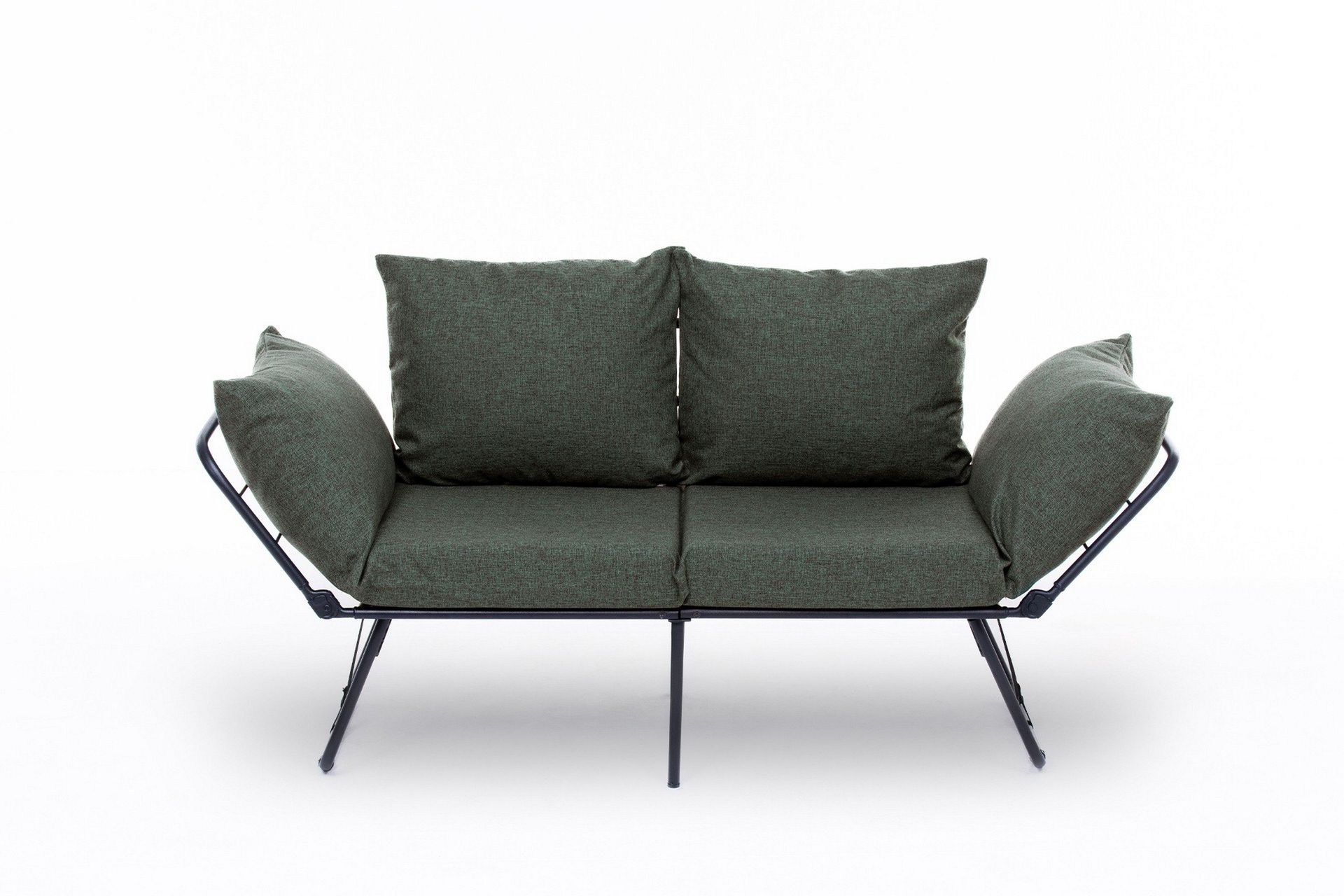 Giancarlo B&auml;ddsoffa 2-sits - Gr&ouml;n