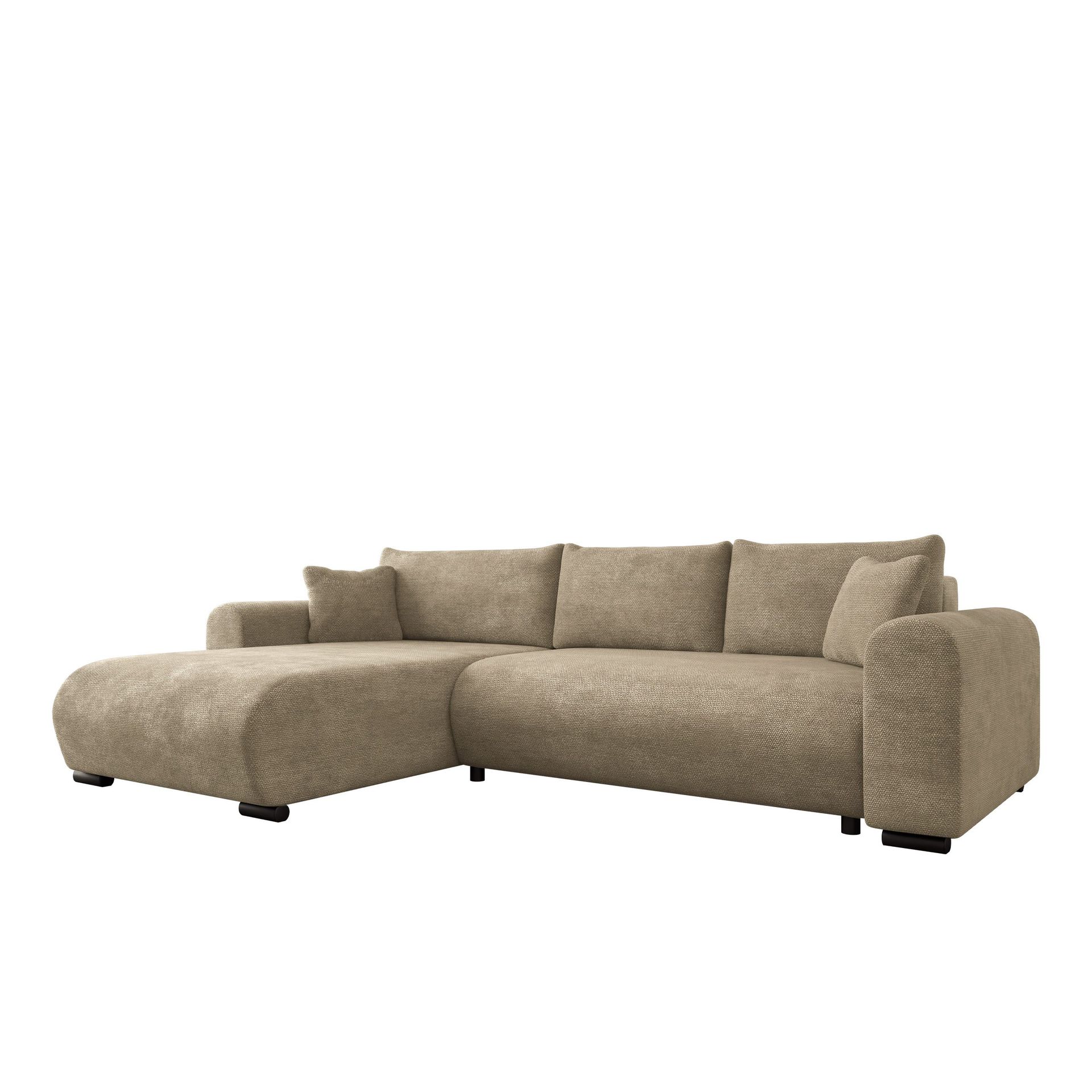 Handda 4-sits Bäddsoffa med Divan Vänster - Beige