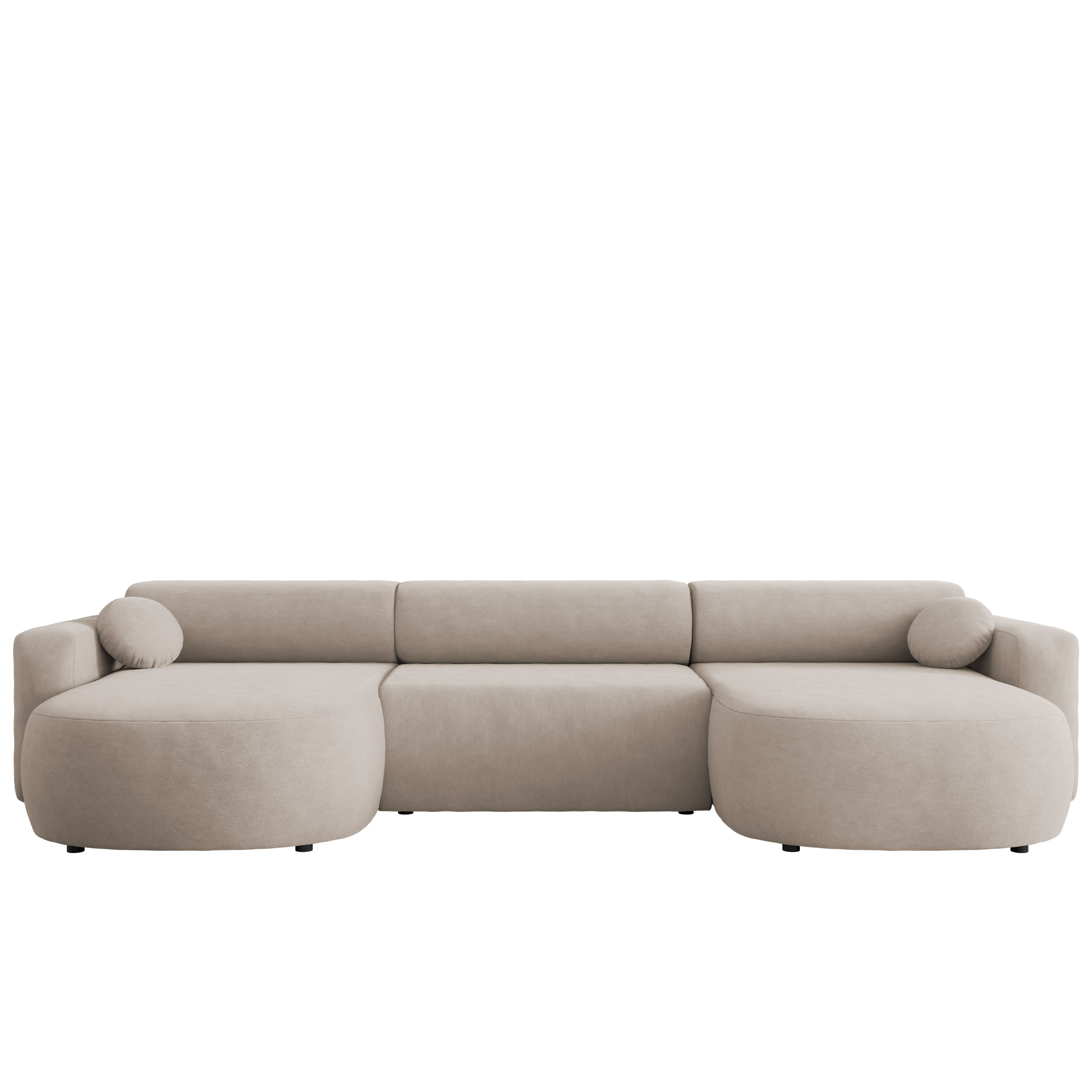 hanish bäddsoffa dubbeldivan 5-sits - beige