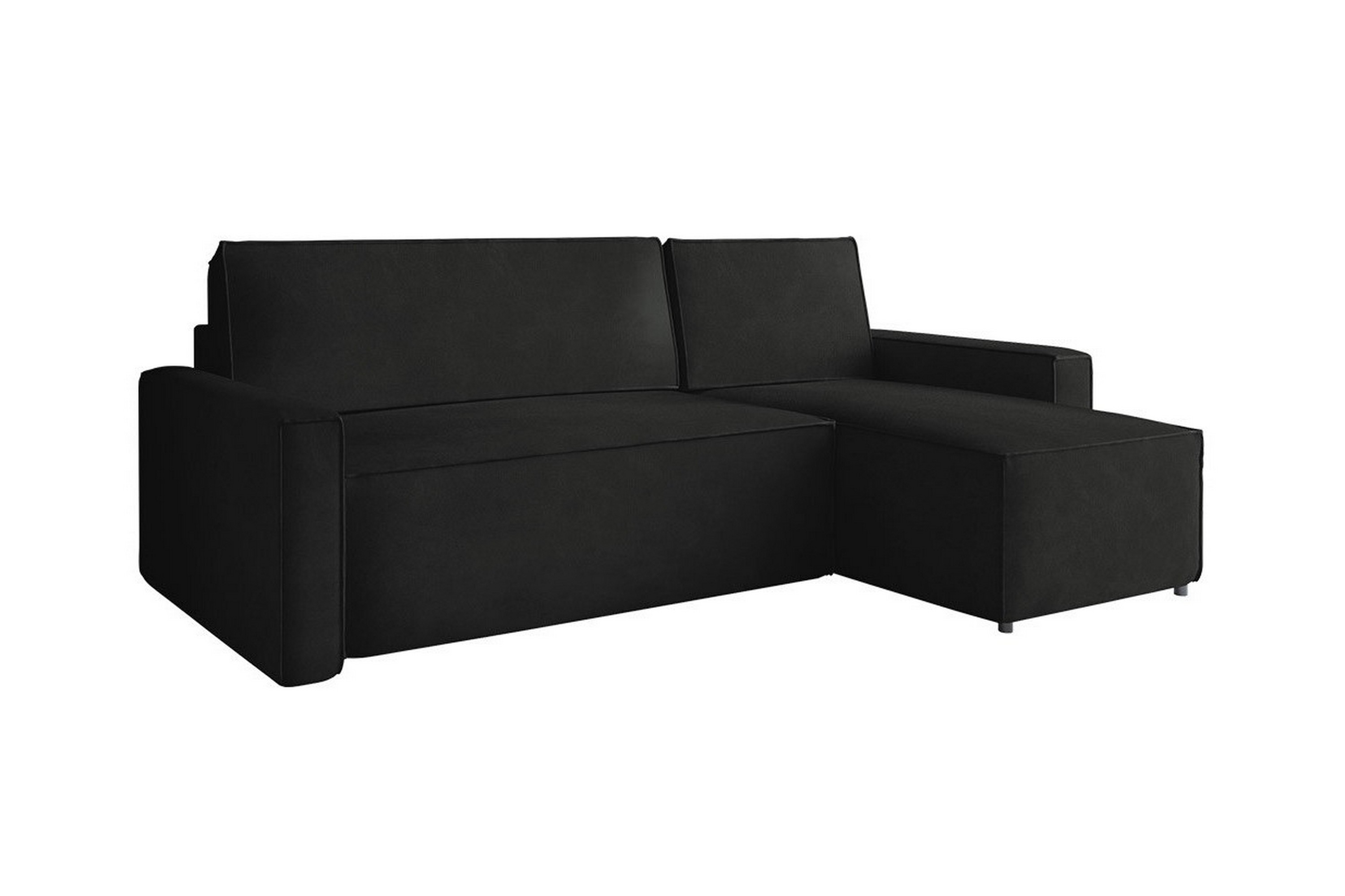 3-sits Hörnbäddsoffa Bandon Svart