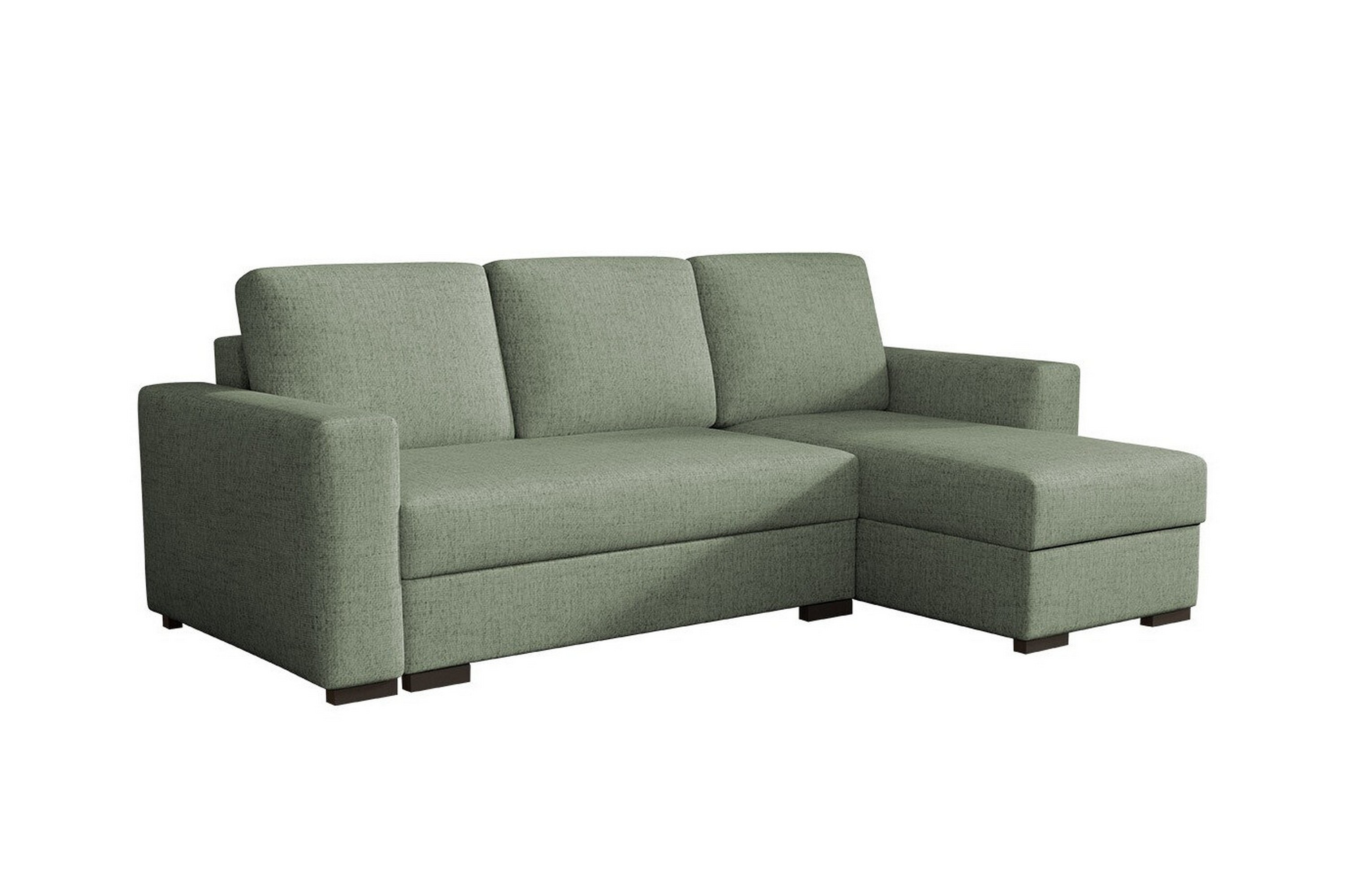 3-sits Hörnbäddsoffa Denegal Grön