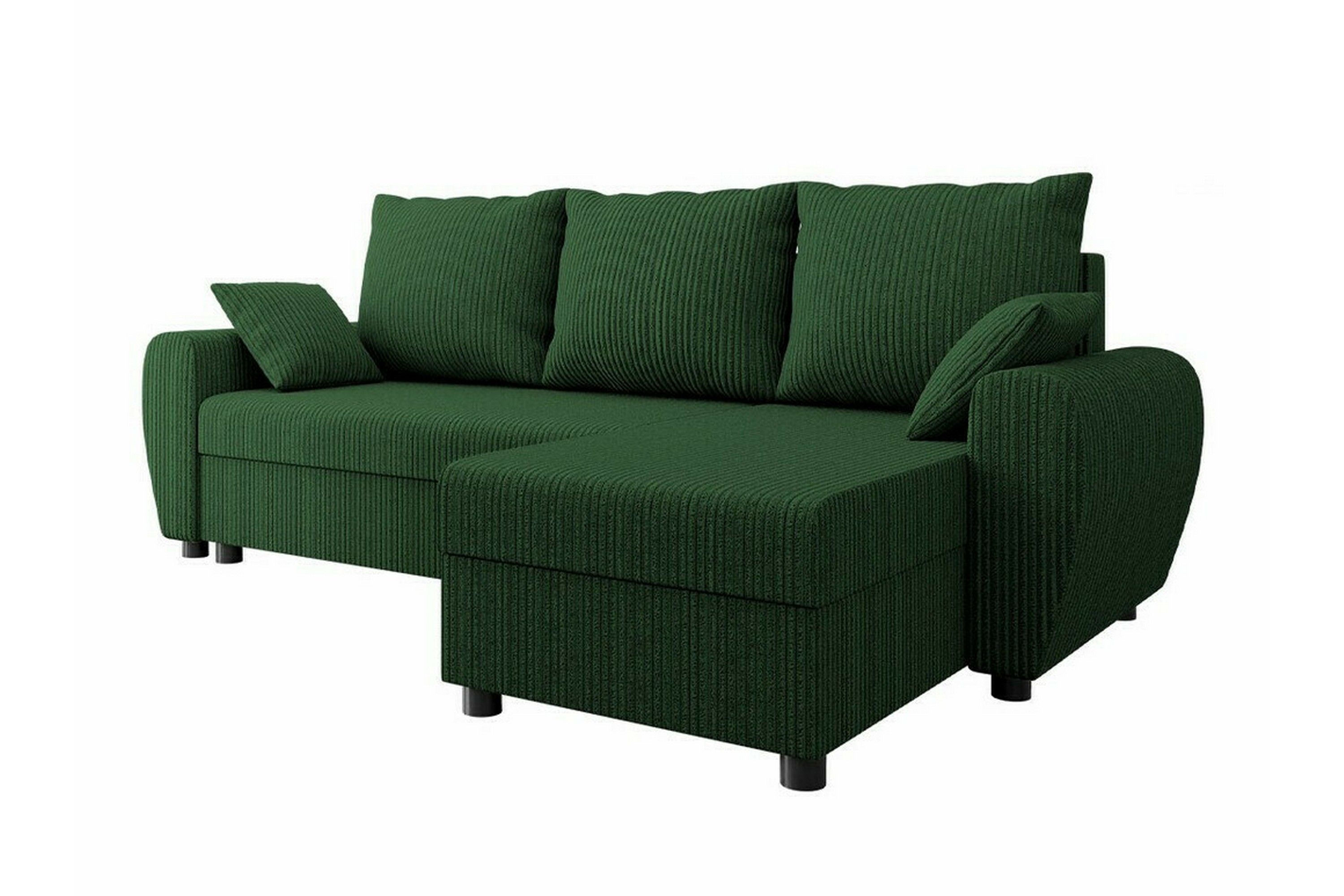 3-sits Hörnbäddsoffa Fionara Grön