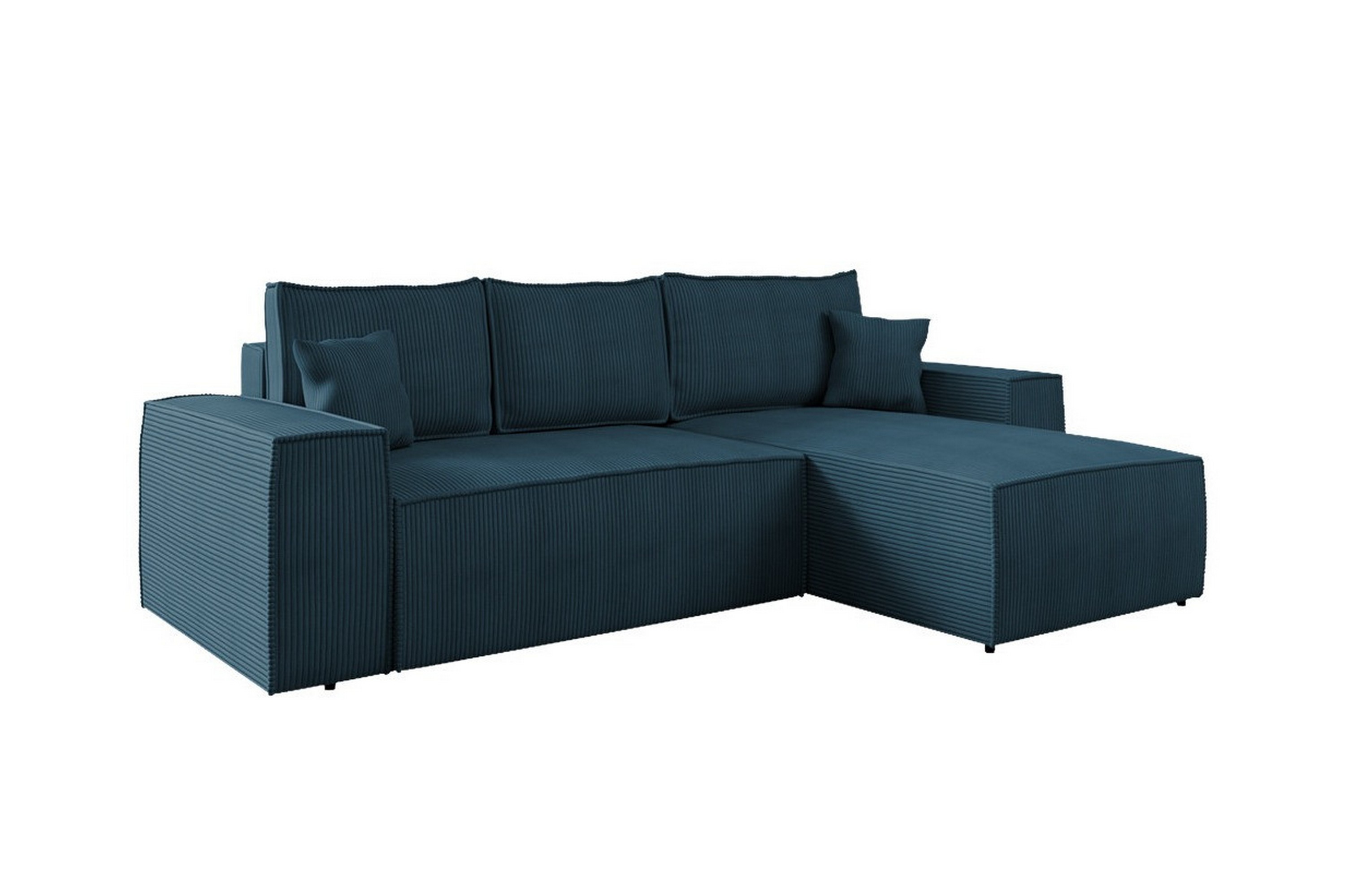 3-sits Hörnbäddsoffa Knocklong Blå