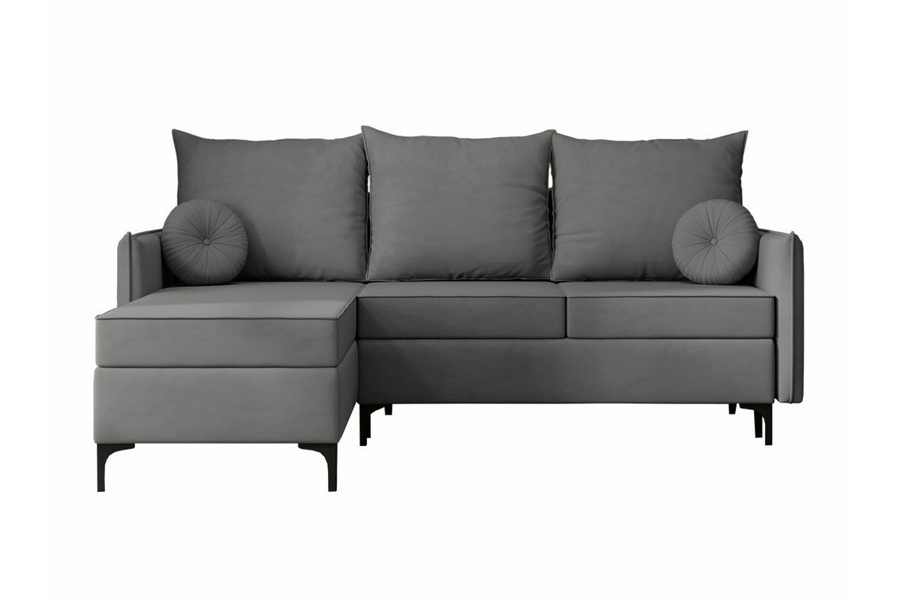 3-sits hörnbäddsoffa knocklong - grå