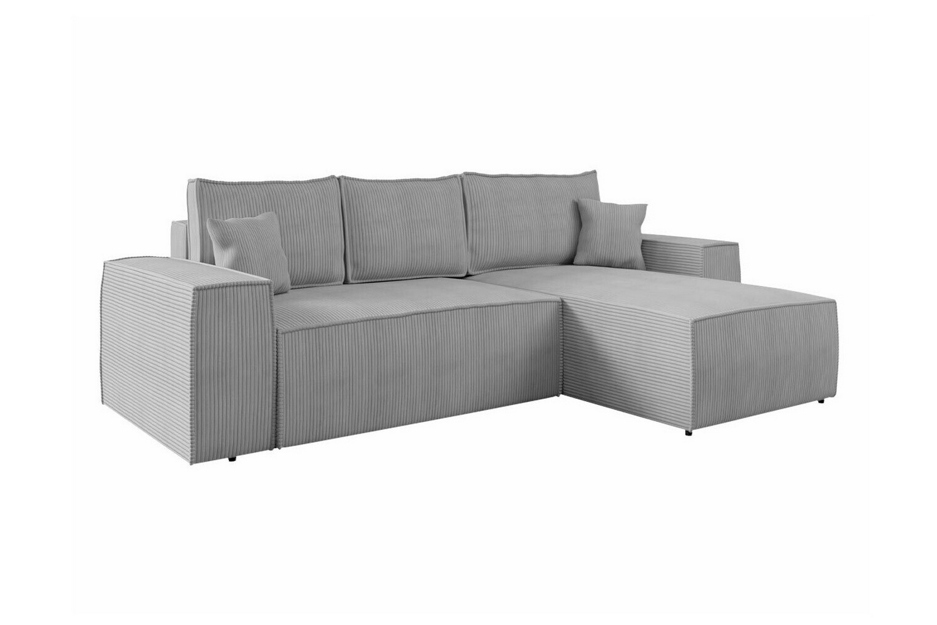 3-sits Hörnbäddsoffa Knocklong Ljusgrå